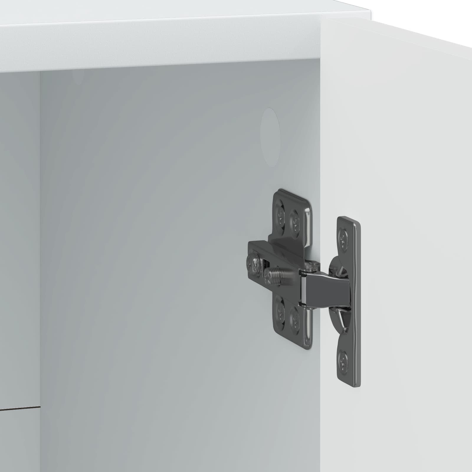 Cabinet de chevet 2 pcs Blanc 43 x 34,5 x 50 cm - XIOS