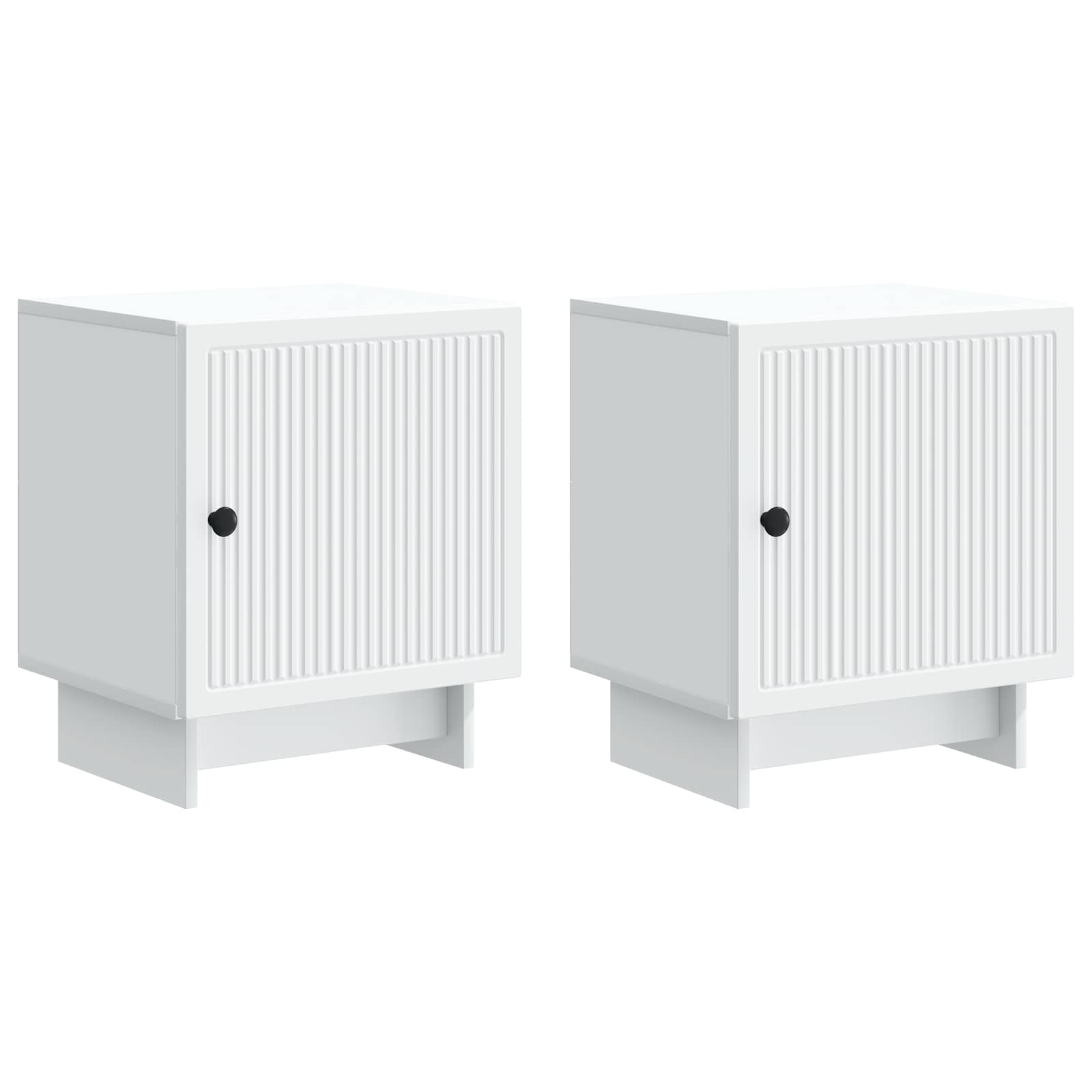 Cabinet de chevet 2 pcs Blanc 43 x 34,5 x 50 cm - XIOS