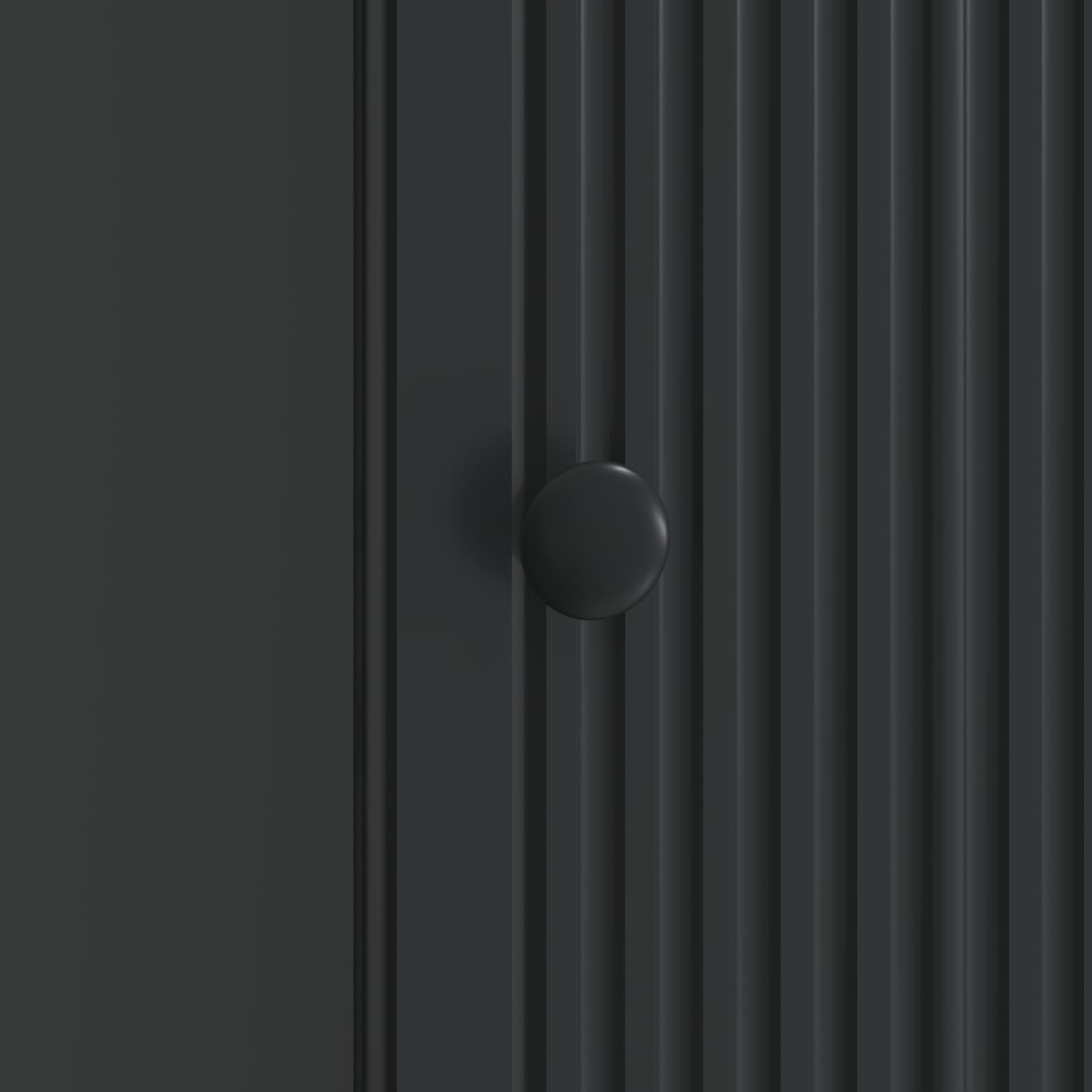 Cabinet de chevet Noir 43 x 34,5 x 50 cm Bois d'ingénierie - XIOS