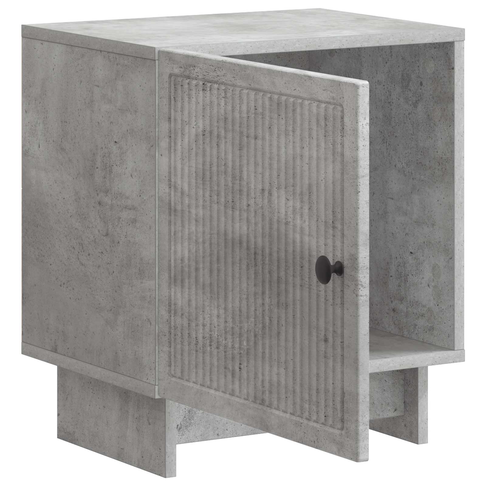 Cabinet de chevet 2 pcs Gris béton 43 x 34,5 x 50 cm - XIOS