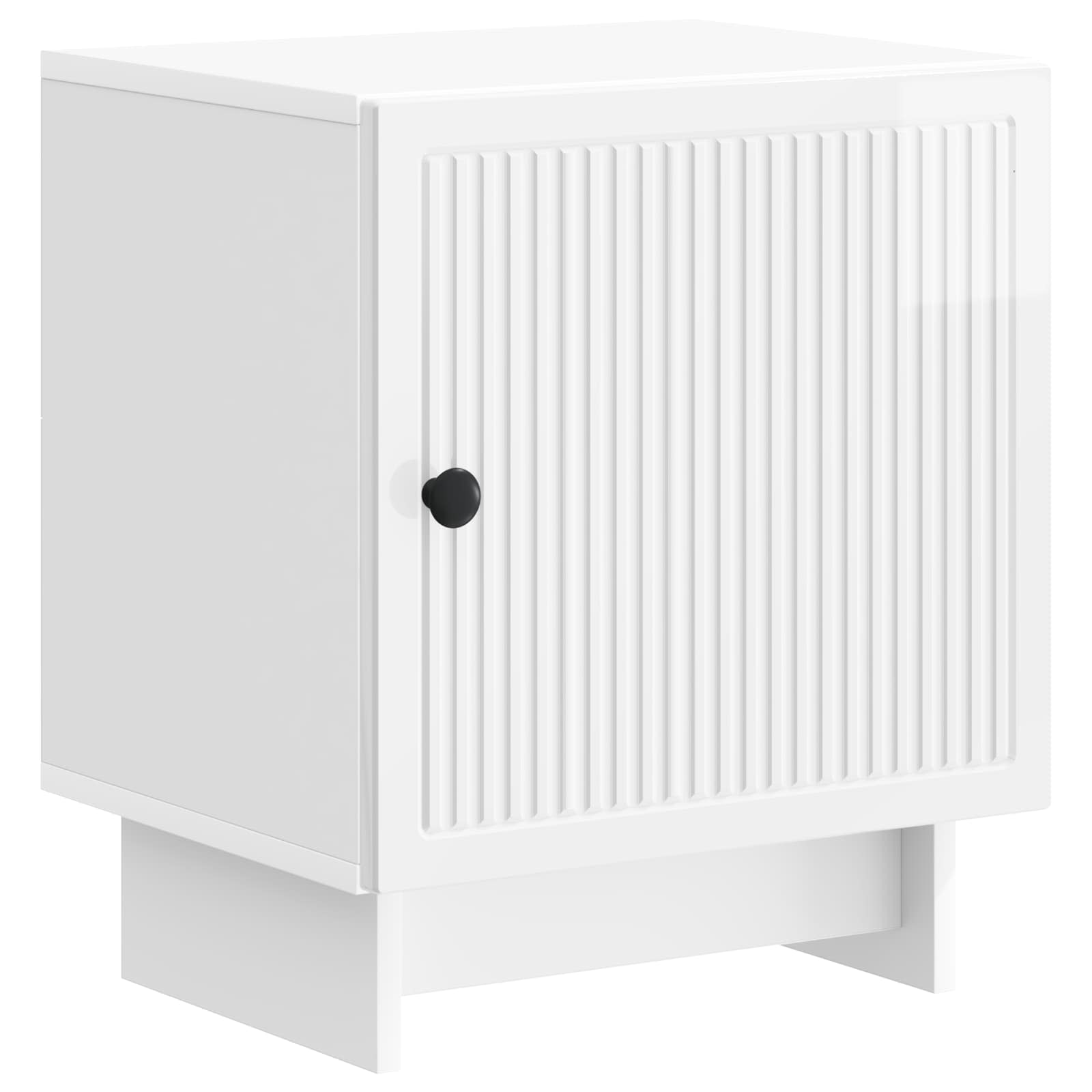 Cabinet de chevet Blanc brillant 43 x 34,5 x 50 cm - XIOS