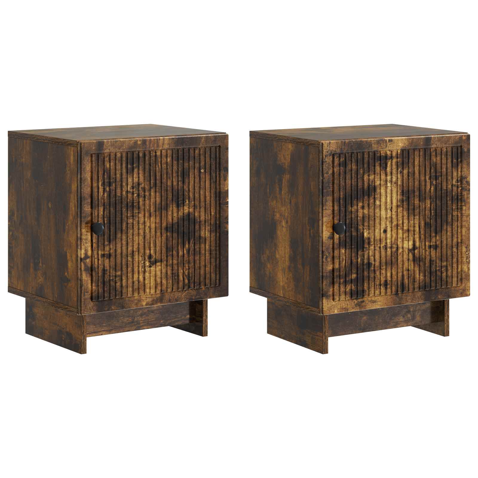 Cabinet de chevet 2 pcs Chêne fumé 43 x 34,5 x 50 cm - XIOS