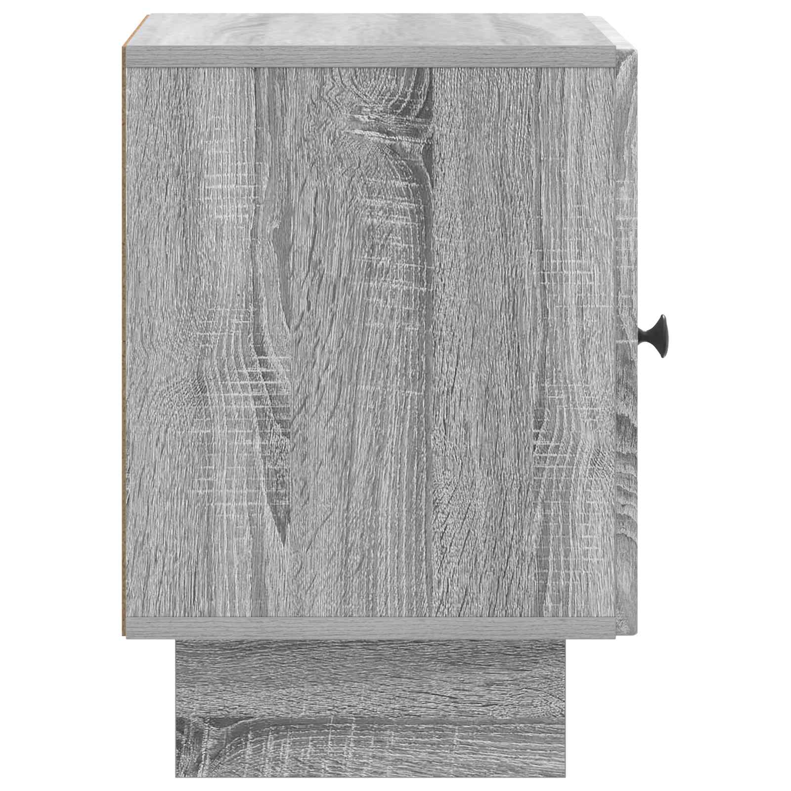 Cabinet de chevet 2 pcs Sonoma gris 43 x 34,5 x 50 cm - XIOS