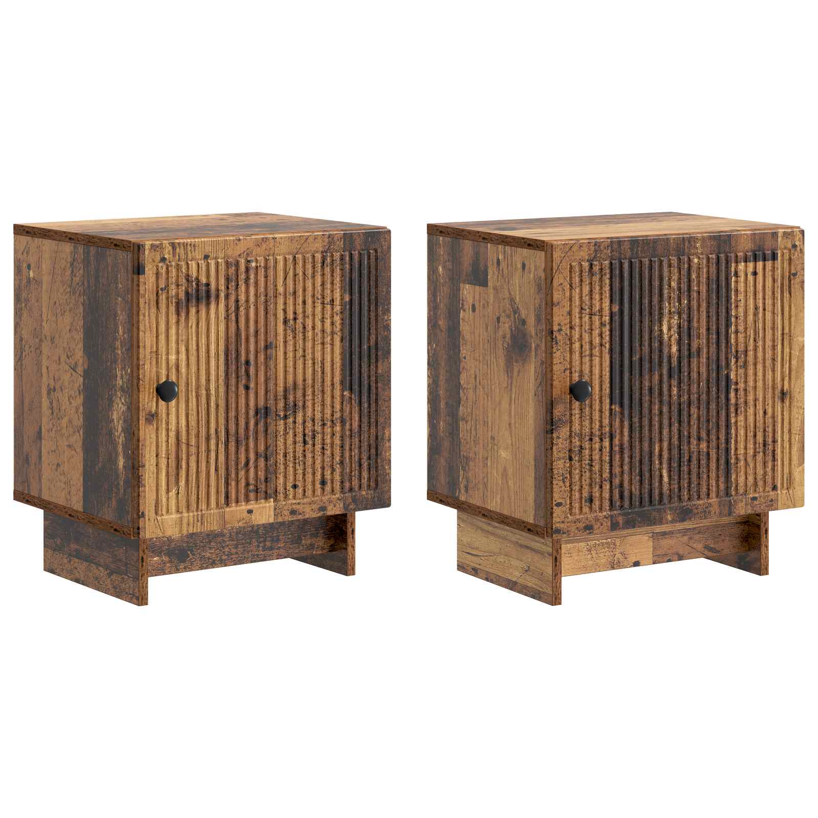 Cabinet de chevet 2 pcs Bois ancien 43 x 34,5 x 50 cm - XIOS