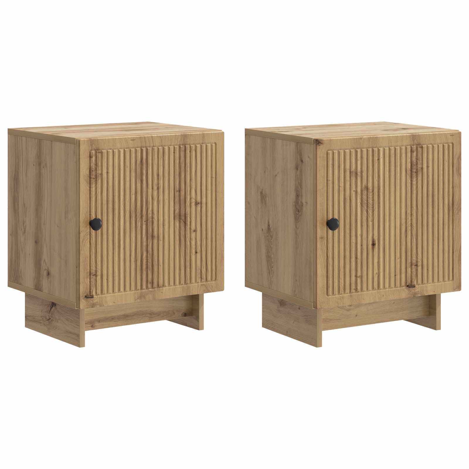 Cabinet de chevet 2 pcs Chêne artisanal 43 x 34,5 x 50 cm - XIOS
