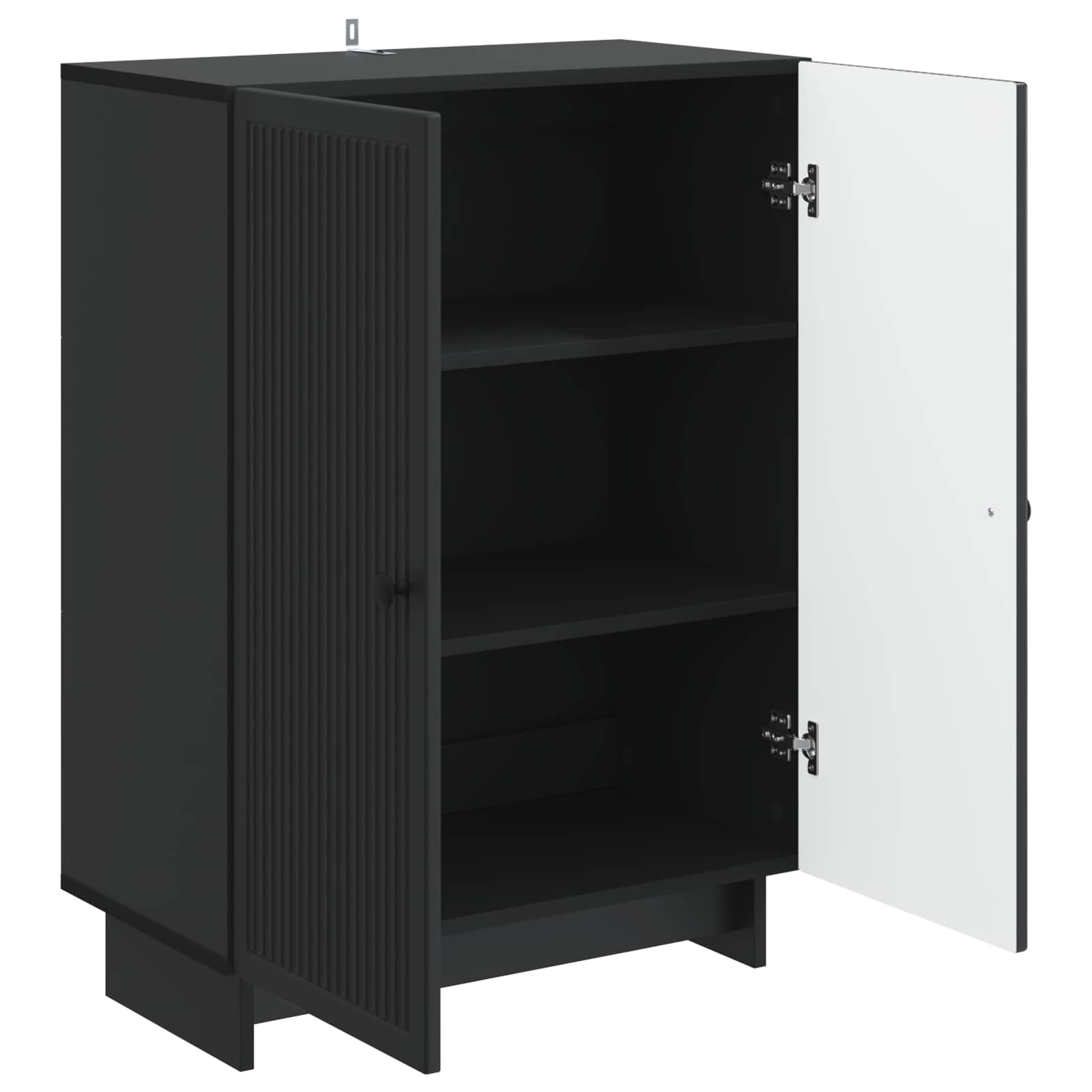 Buffet Noir 66 x 34,5 x 90 cm Bois d'ingénierie - XIOS