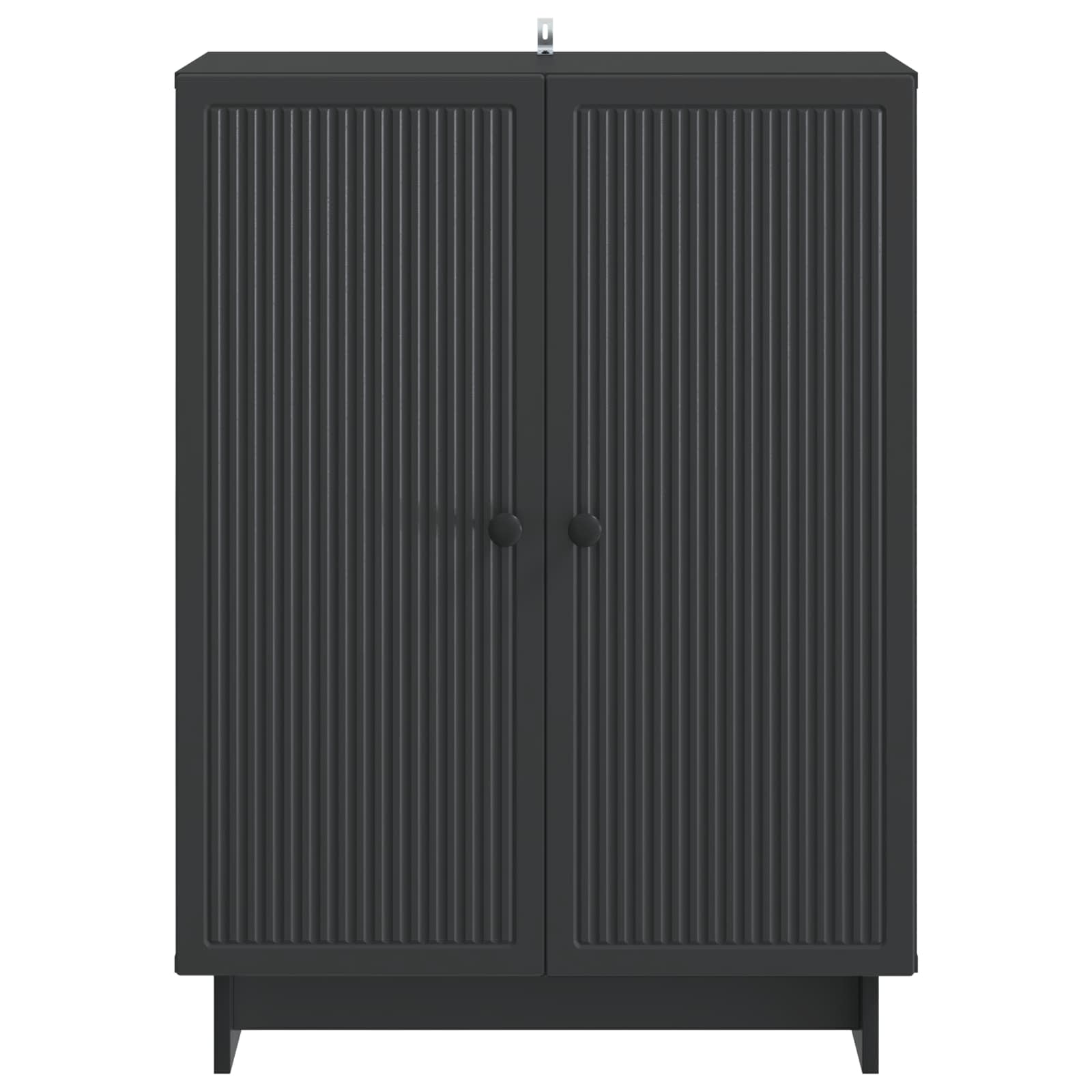 Buffet Noir 66 x 34,5 x 90 cm Bois d'ingénierie - XIOS
