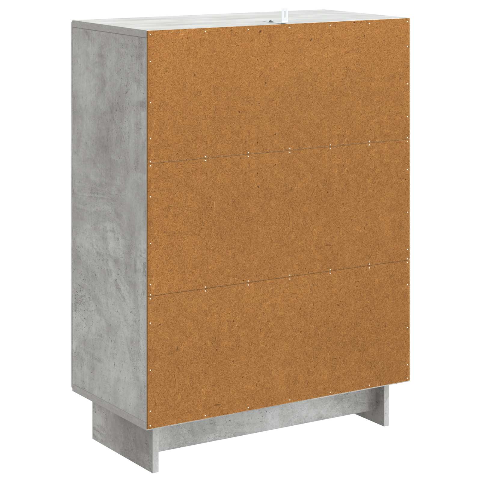 Buffet Gris béton 66 x 34,5 x 90 cm Bois d'ingénierie - XIOS