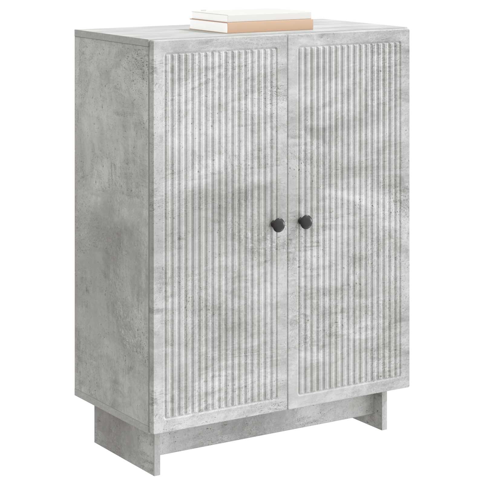 Buffet Gris béton 66 x 34,5 x 90 cm Bois d'ingénierie - XIOS