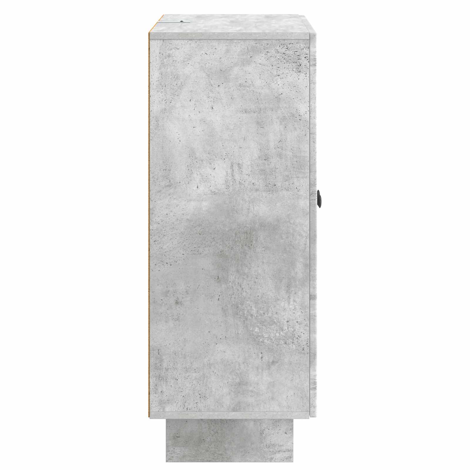 Buffet Gris béton 66 x 34,5 x 90 cm Bois d'ingénierie - XIOS