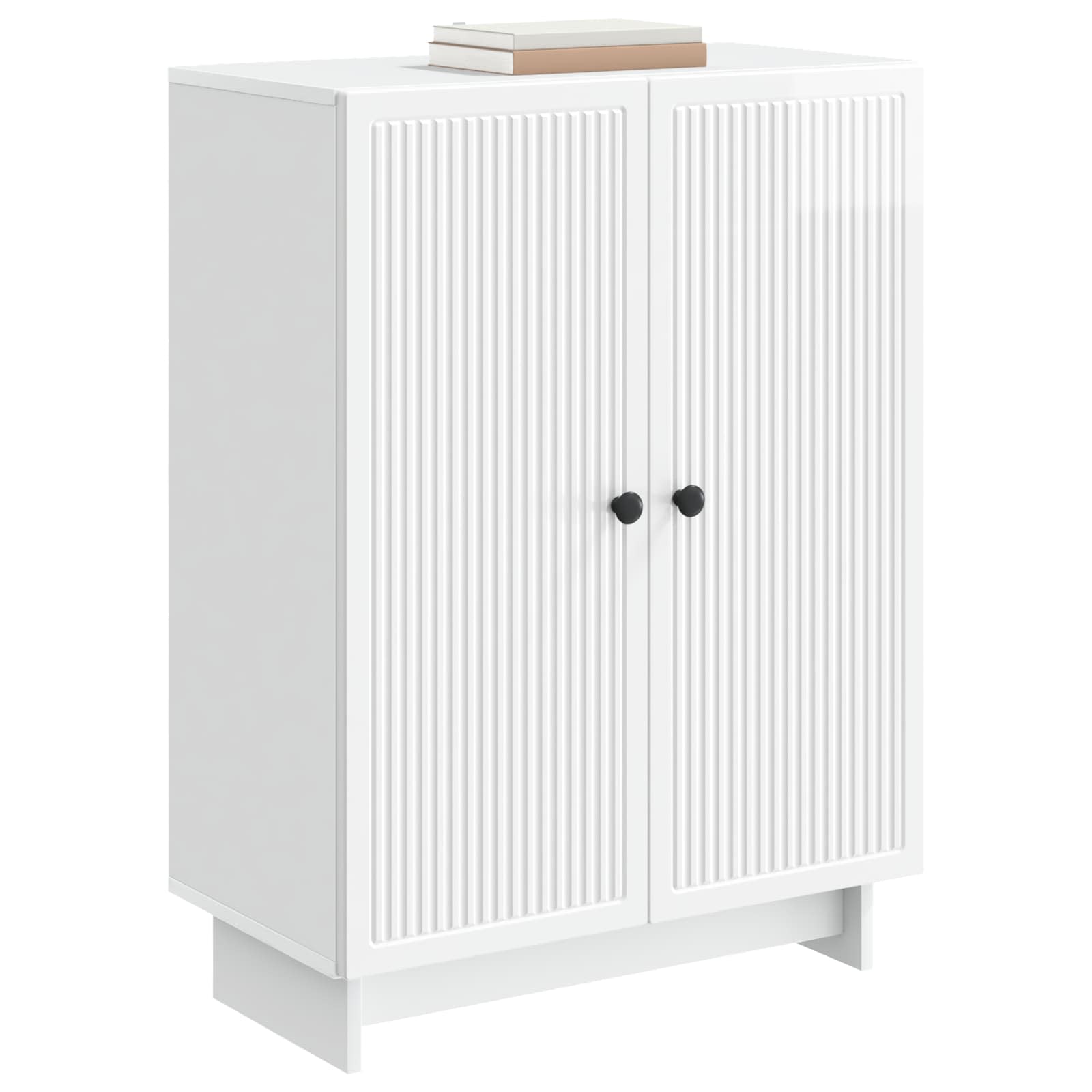 Buffet Blanc brillant 66 x 34,5 x 90 cm Bois d'ingénierie - XIOS
