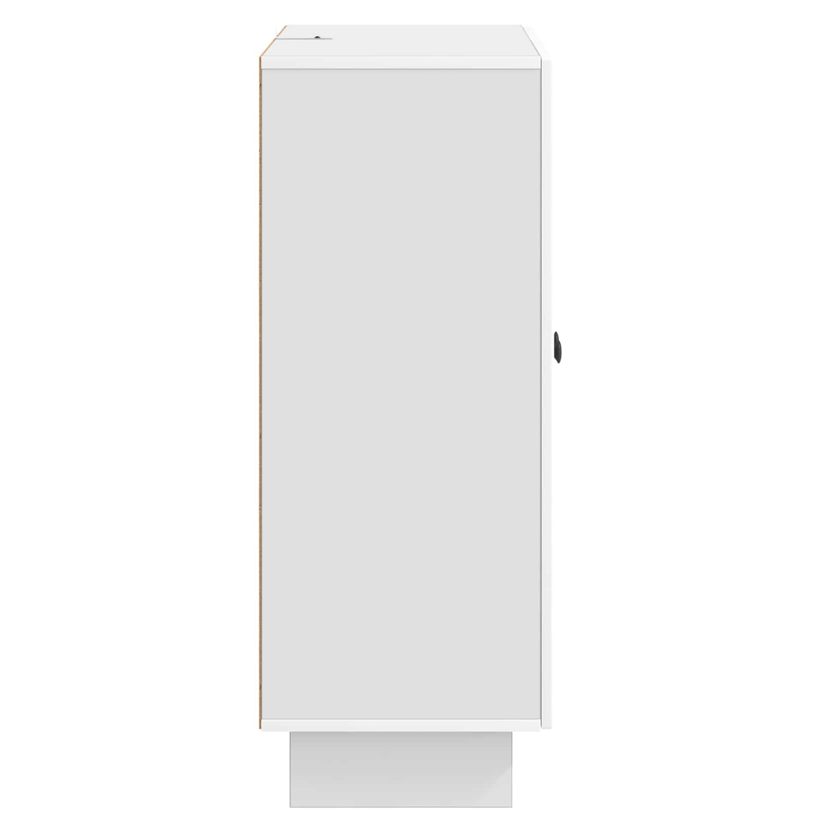 Buffet Blanc brillant 66 x 34,5 x 90 cm Bois d'ingénierie - XIOS