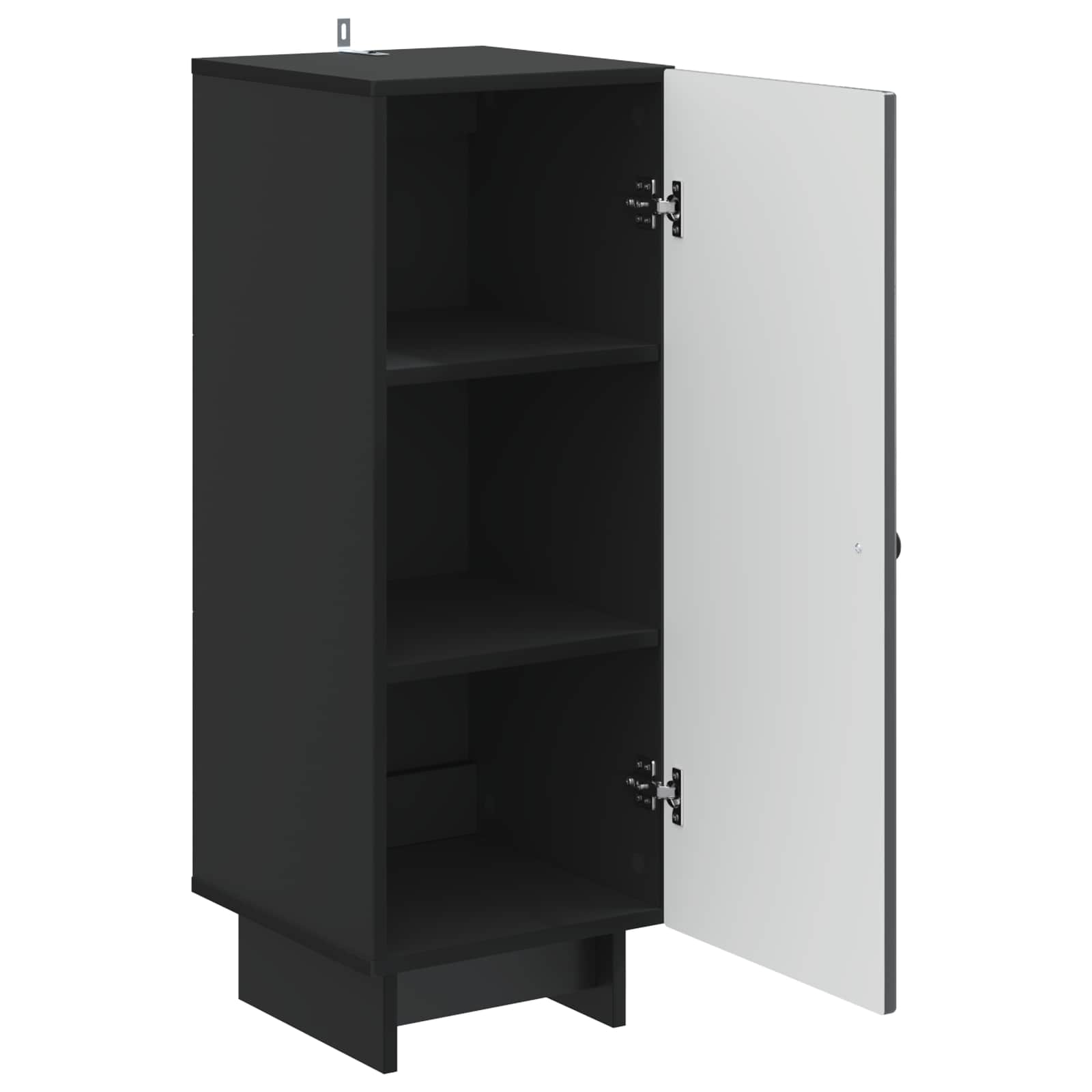 Armoire Noir 33 x 34,5 x 90 cm Bois d’ingénierie - XIOS