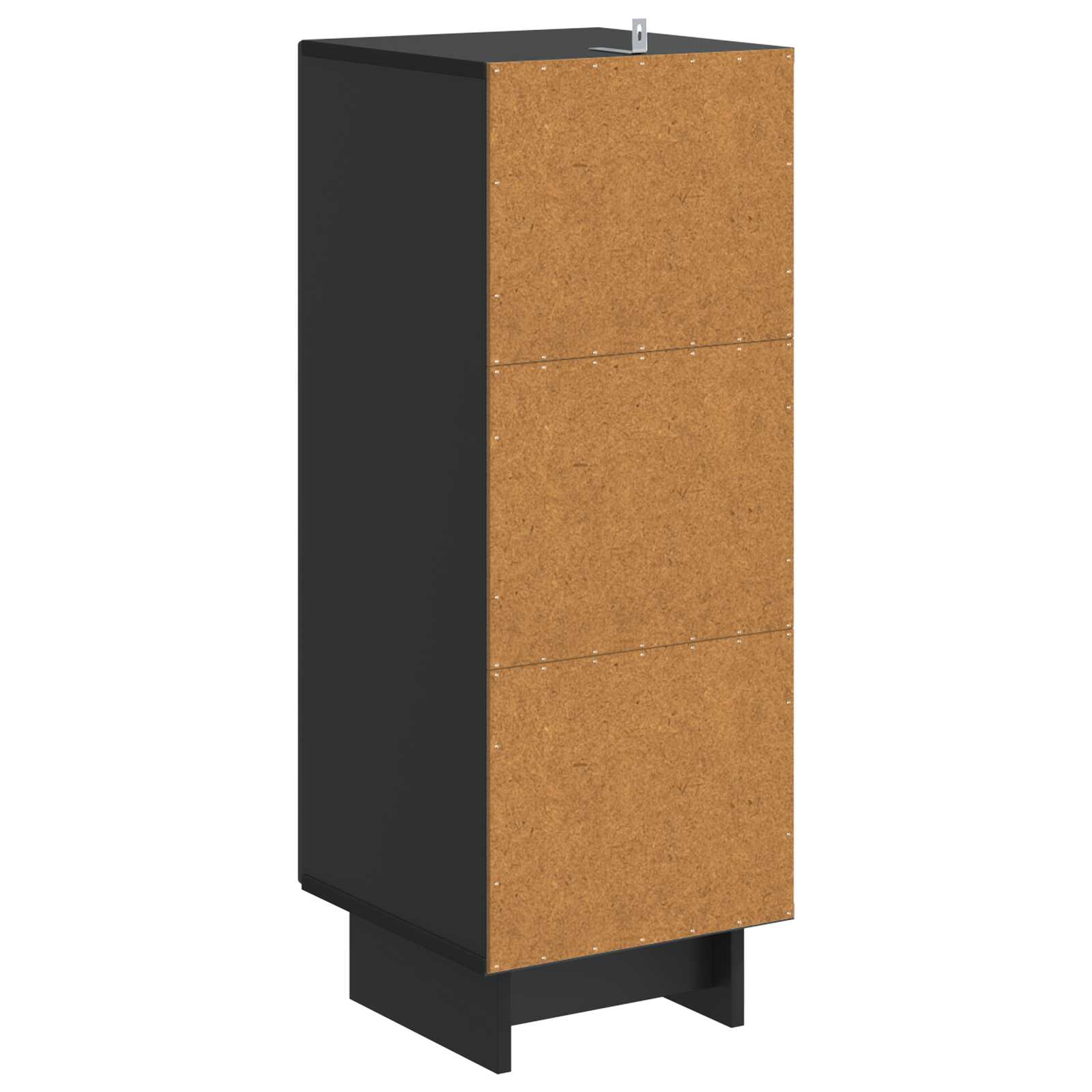 Armoire Noir 33 x 34,5 x 90 cm Bois d’ingénierie - XIOS