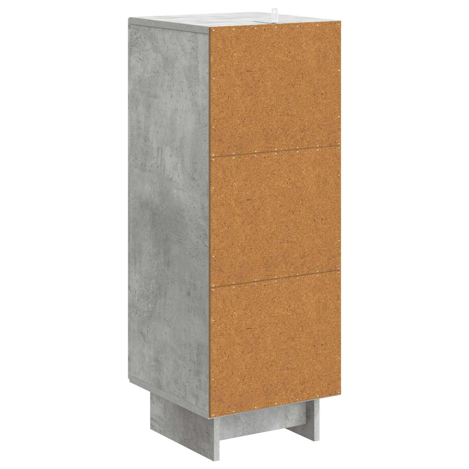 Armoire Gris Béton 33 x 34,5 x 90 cm Bois d’ingénierie - XIOS