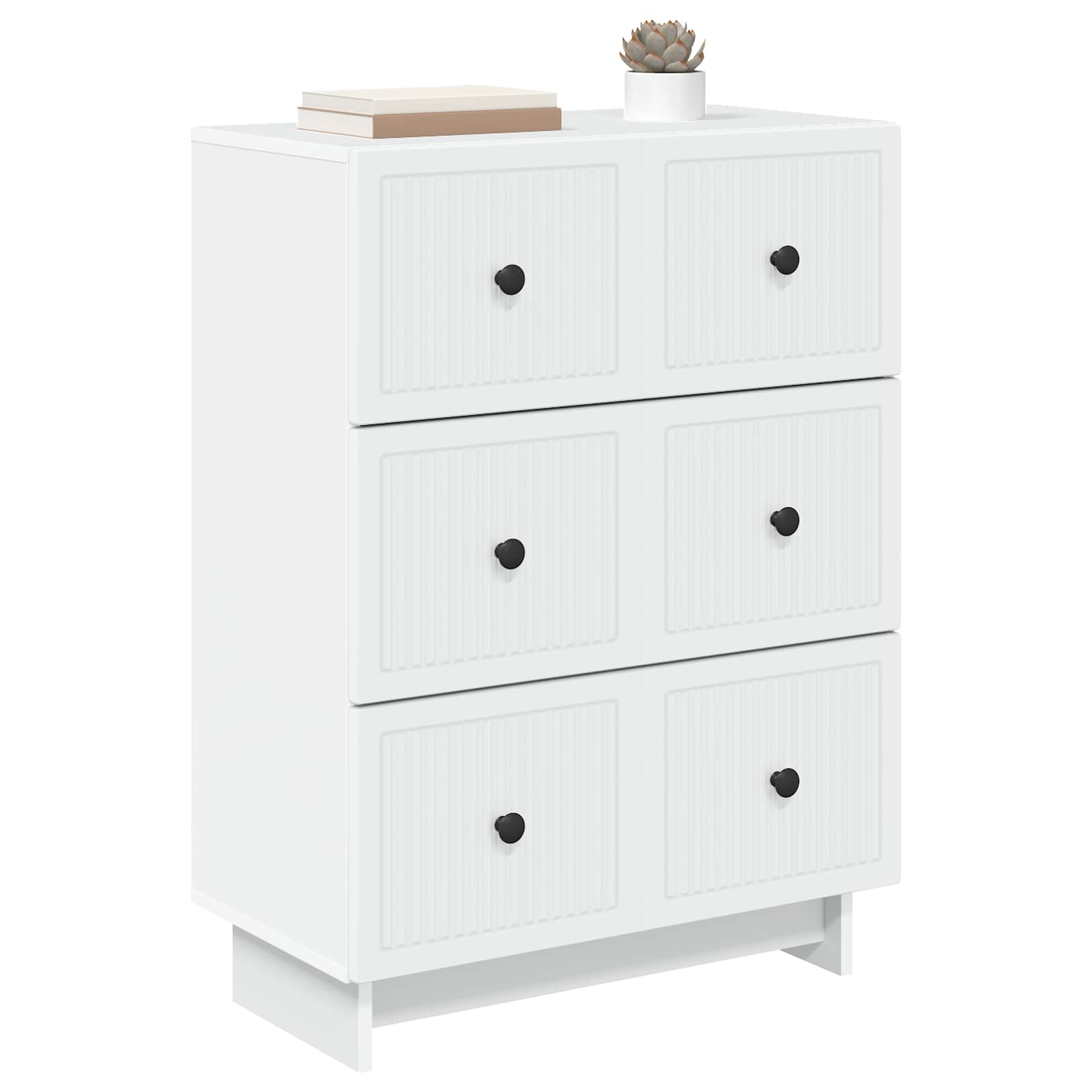 Armoire à tiroirs Blanc 66 x 34,5 x 90 cm Bois d'ingénierie - XIOS
