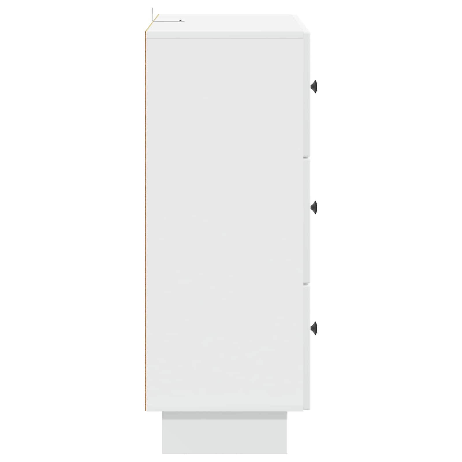 Armoire à tiroirs Blanc 66 x 34,5 x 90 cm Bois d'ingénierie - XIOS