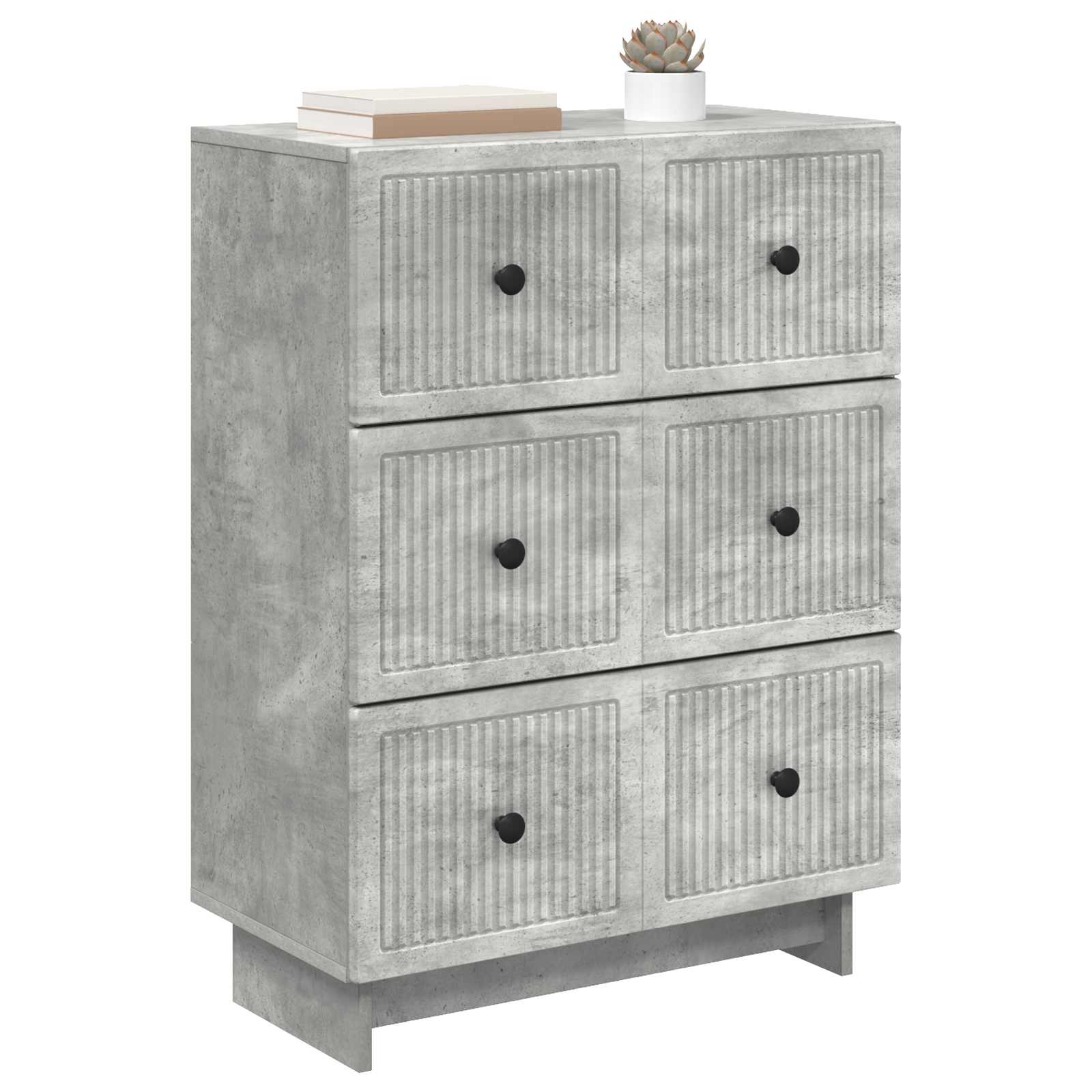 Armoire à tiroirs Gris béton 66 x 34,5 x 90 cm - XIOS