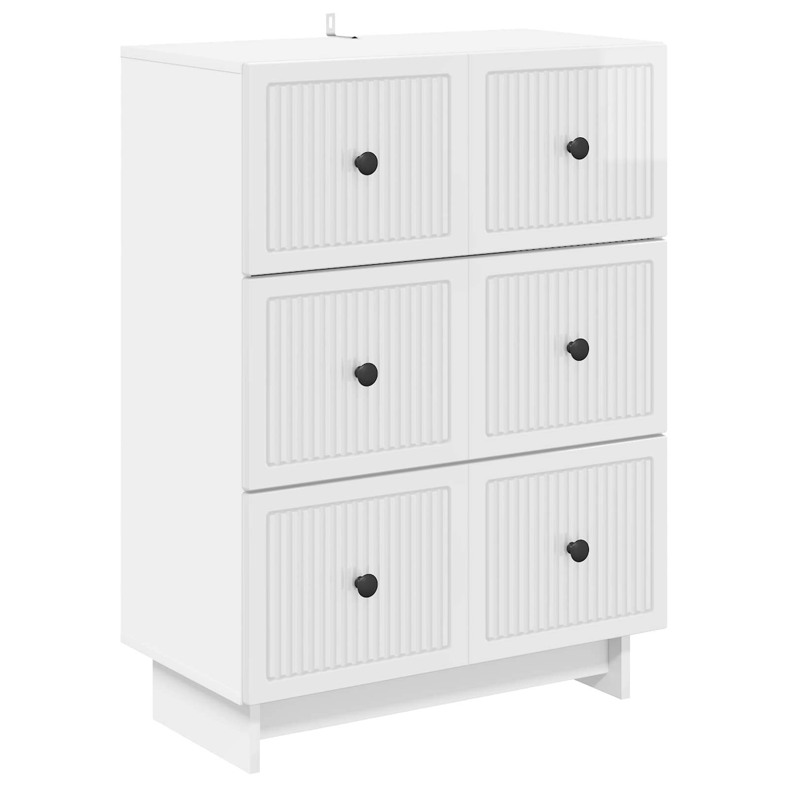 Armoire à tiroirs Blanc brillant 66 x 34,5 x 90 cm - XIOS