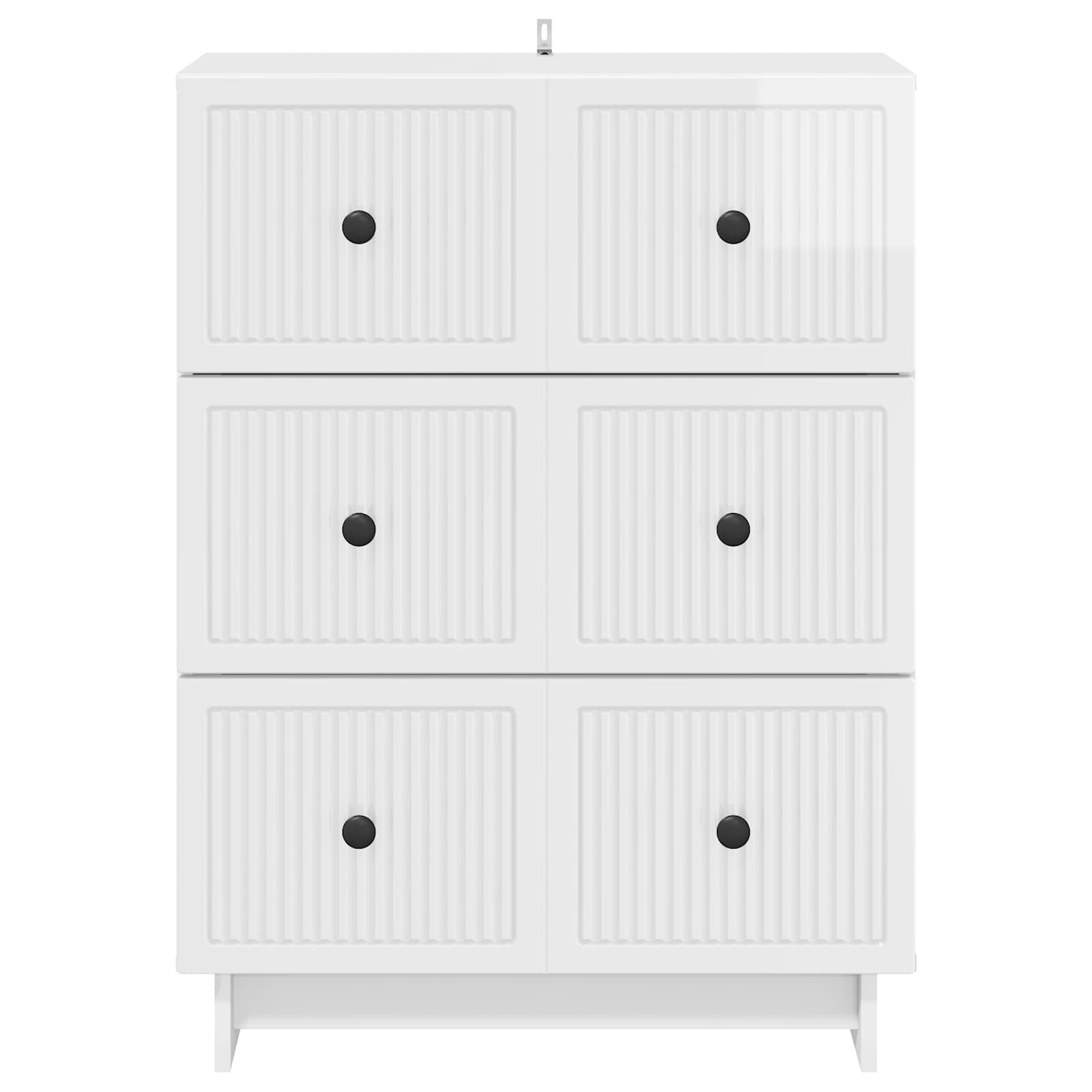 Armoire à tiroirs Blanc brillant 66 x 34,5 x 90 cm - XIOS