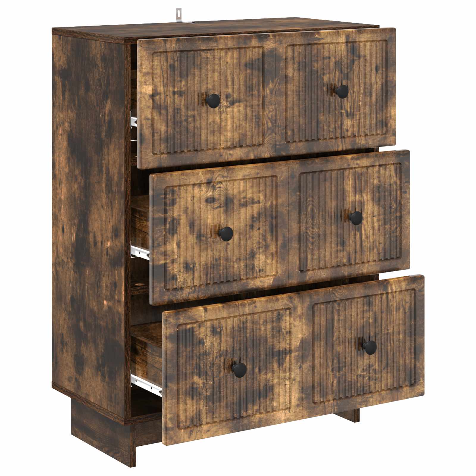Armoire à tiroirs Chêne fumé 66 x 34,5 x 90 cm - XIOS