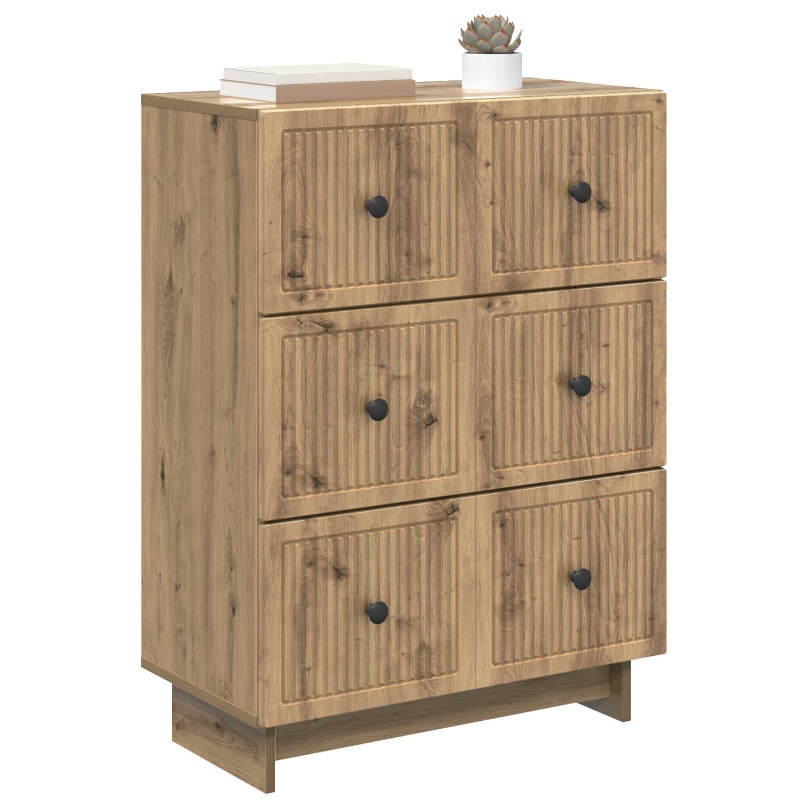 Armoire à tiroirs Chêne artisanal 66 x 34,5 x 90 cm - XIOS