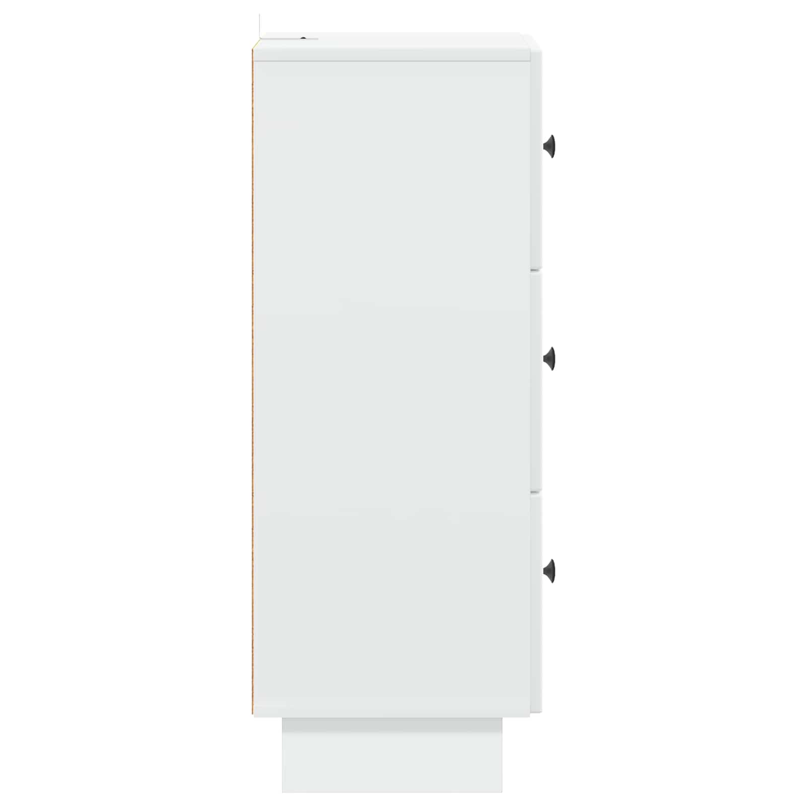 Armoire à tiroirs Blanc 33 x 34,5 x 90 cm Bois d'ingénierie - XIOS