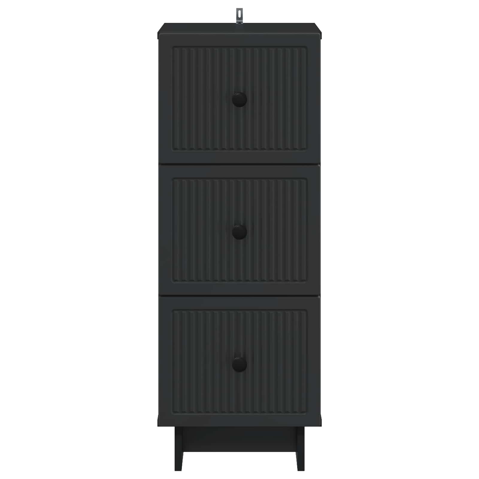 Armoire à tiroirs Noir 33 x 34,5 x 90 cm Bois d'ingénierie - XIOS