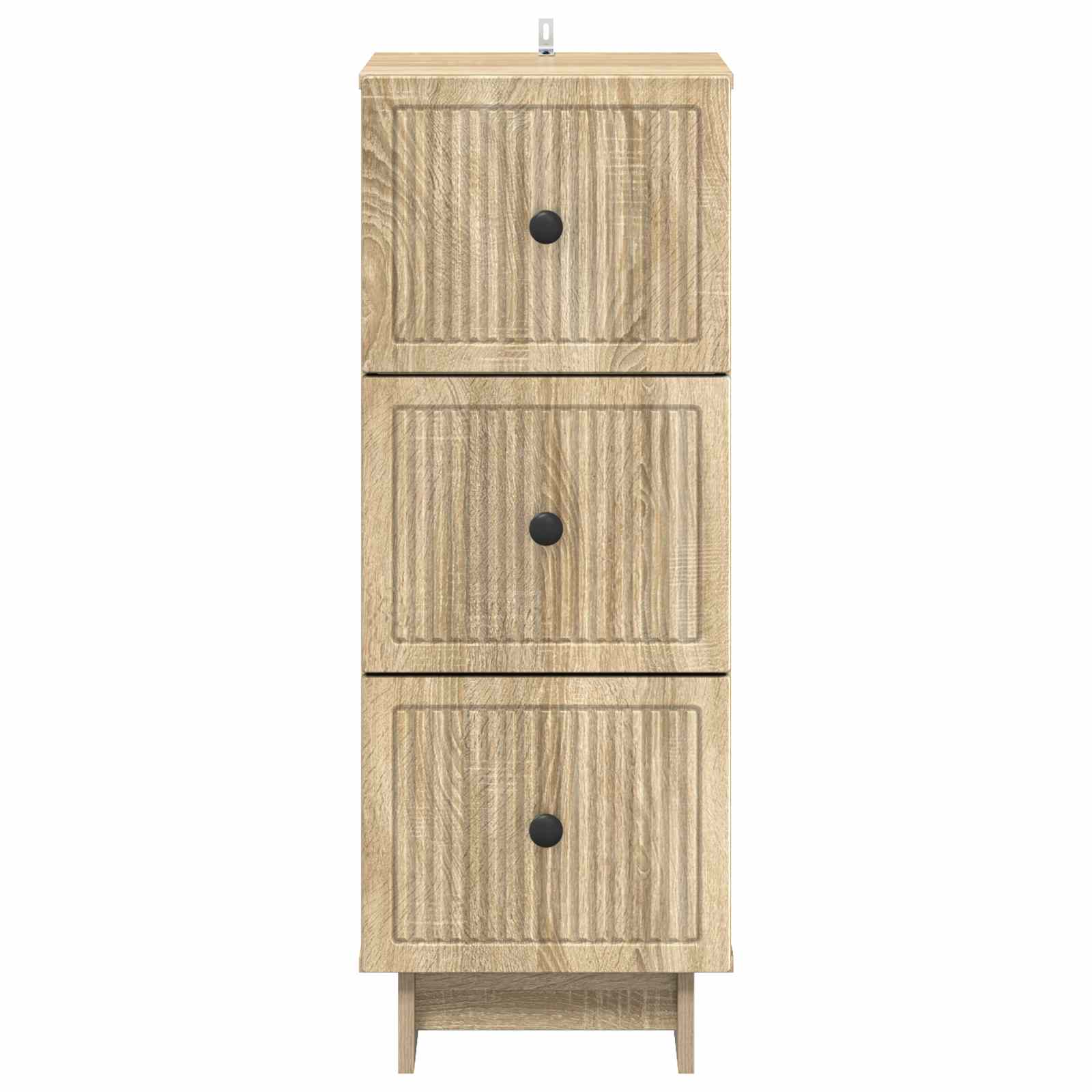 Armoire à tiroirs Chêne Sonoma 33 x 34,5 x 90 cm - XIOS