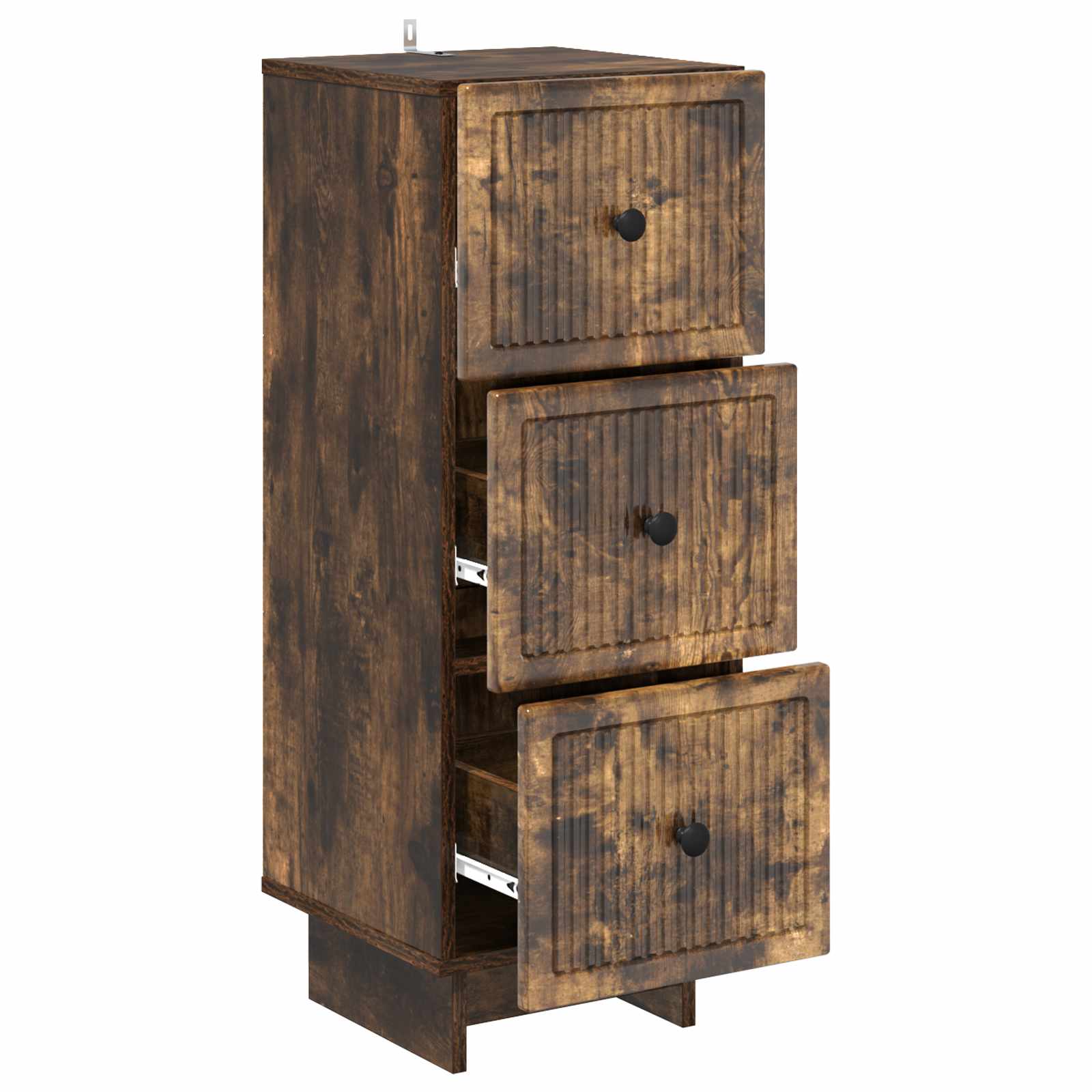 Armoire à tiroirs Chêne fumé 33 x 34,5 x 90 cm - XIOS
