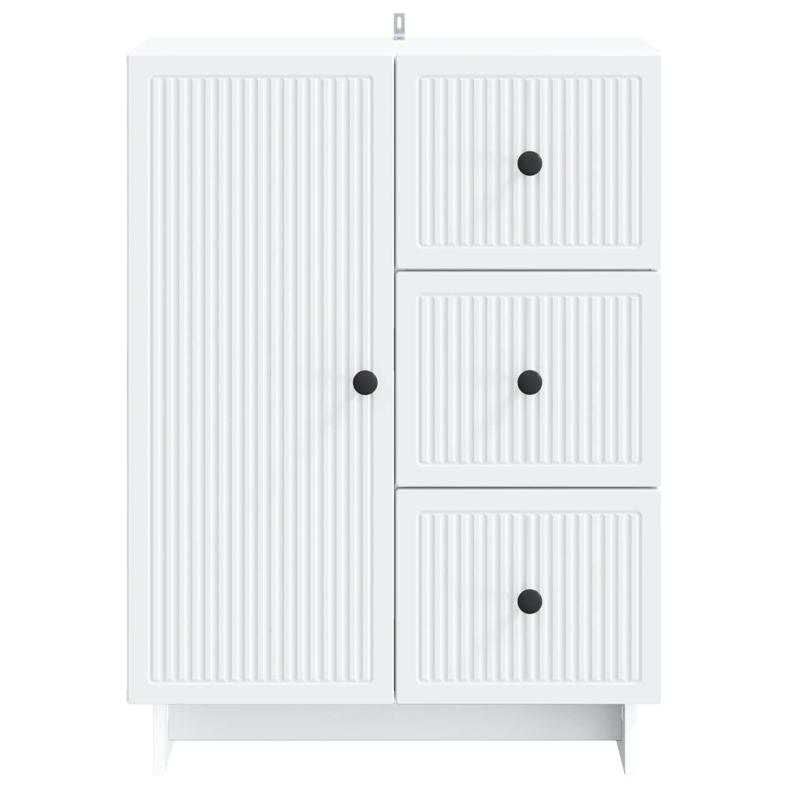 Buffet avec tiroir Blanc 66 x 34,5 x 90 cm Bois d'ingénierie - XIOS