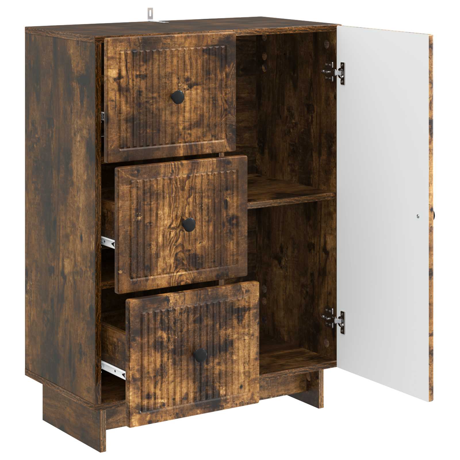 Buffet Chêne fumé 66 x 34,5 x 90 cm Bois d'ingénierie - XIOS