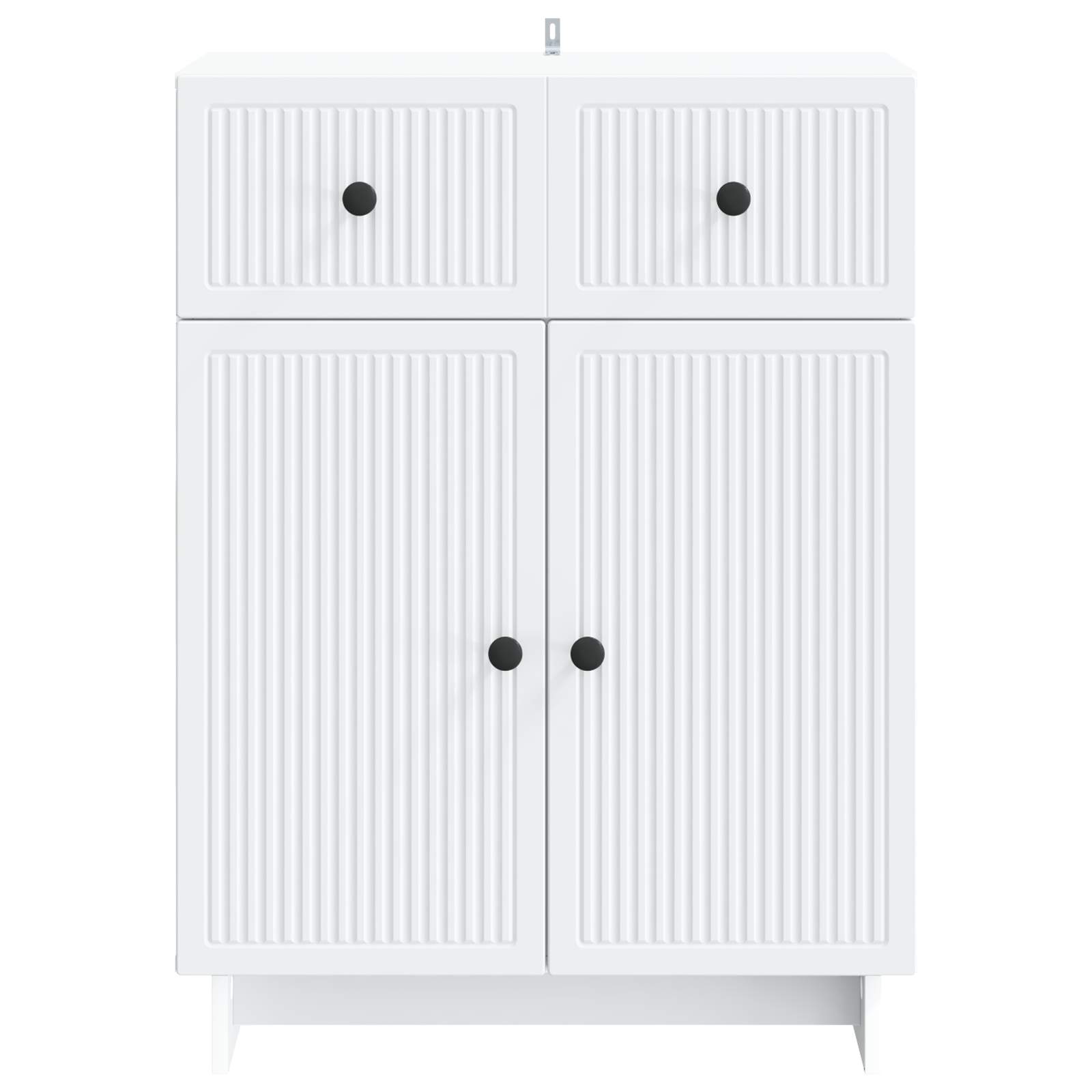 Buffet avec tiroir Blanc 66 x 34,5 x 90 cm Bois d'ingénierie - XIOS