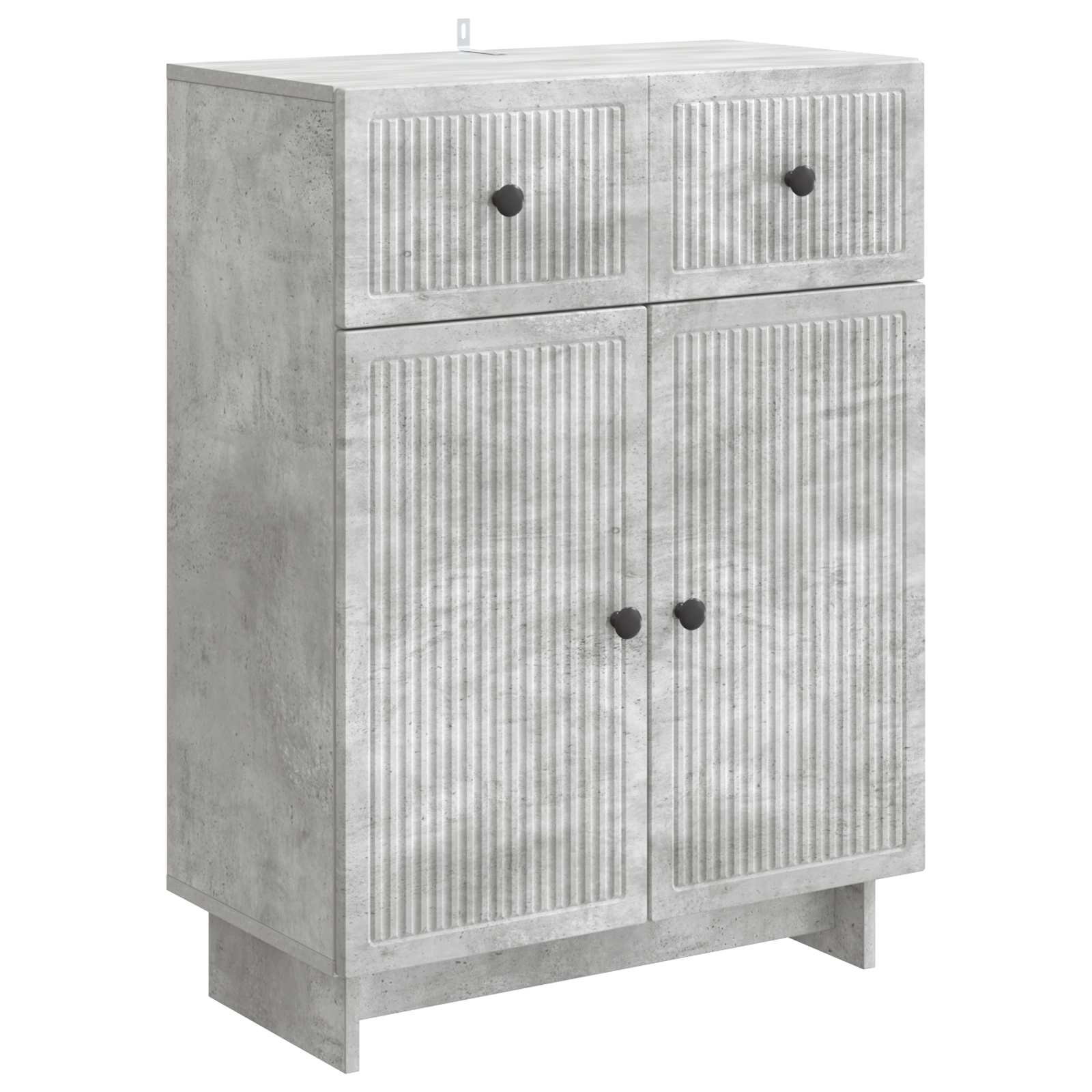 Buffet Gris béton 66 x 34,5 x 90 cm Bois d'ingénierie - XIOS
