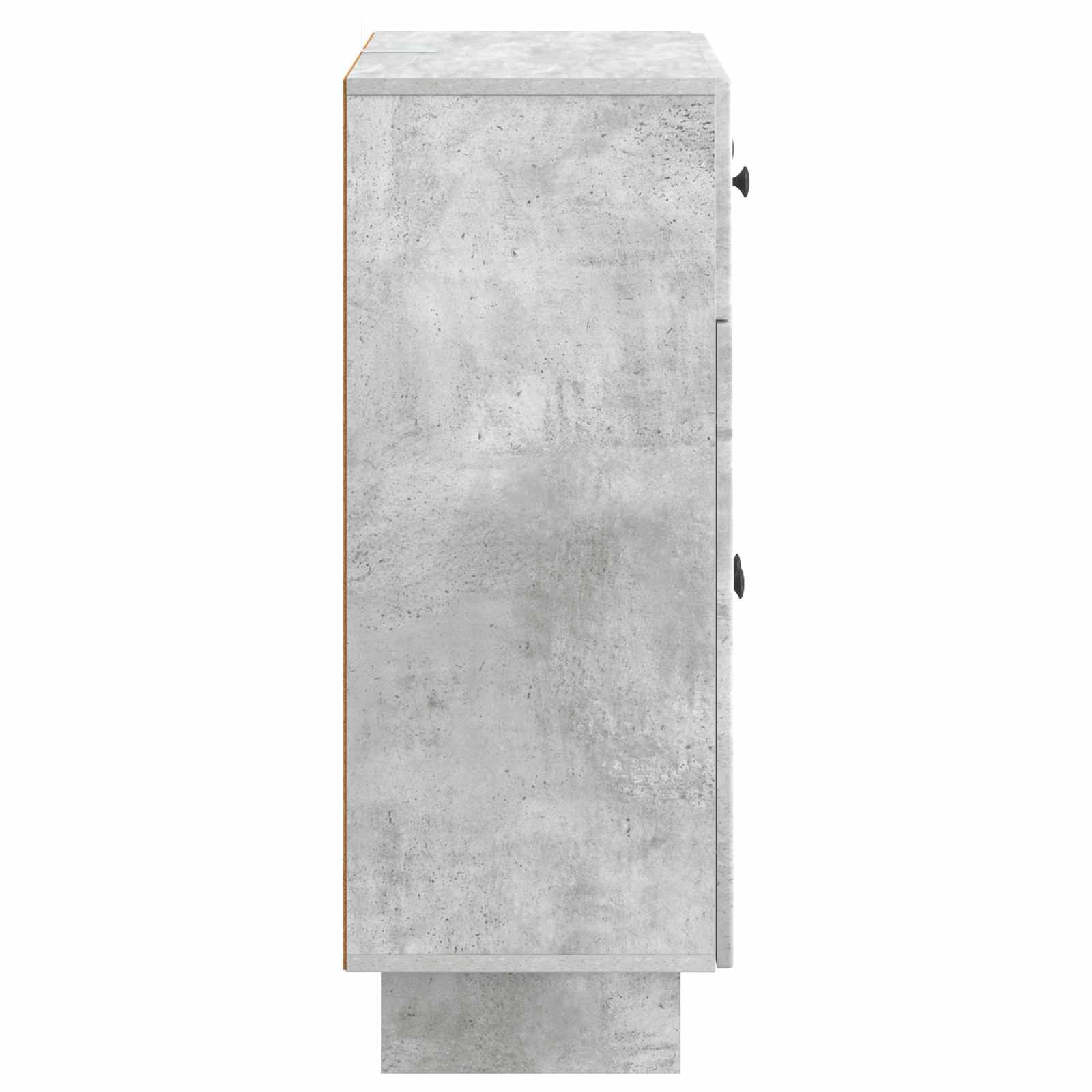 Buffet Gris béton 66 x 34,5 x 90 cm Bois d'ingénierie - XIOS
