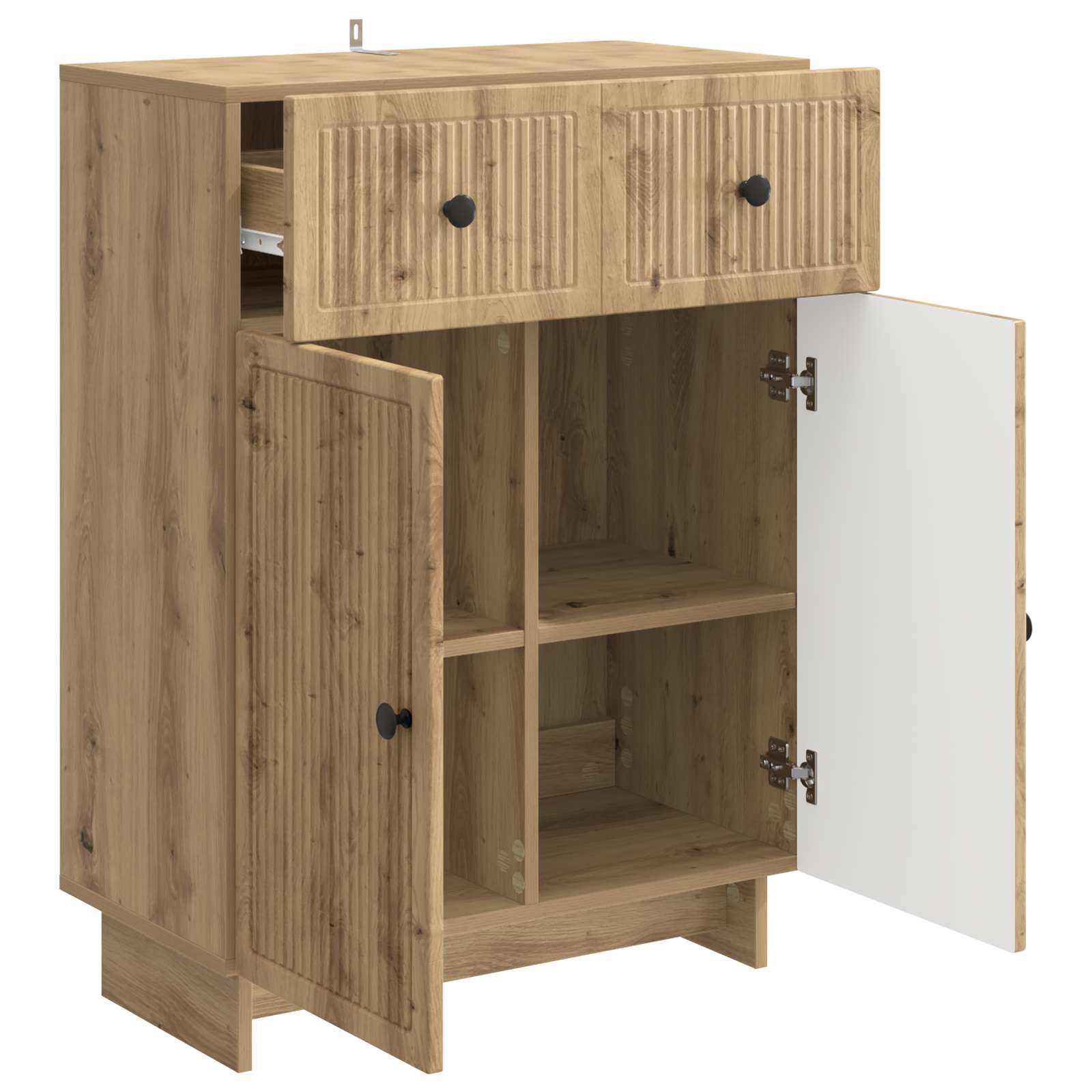 Buffet Chêne artisanal 66 x 34,5 x 90 cm Bois d'ingénierie - XIOS