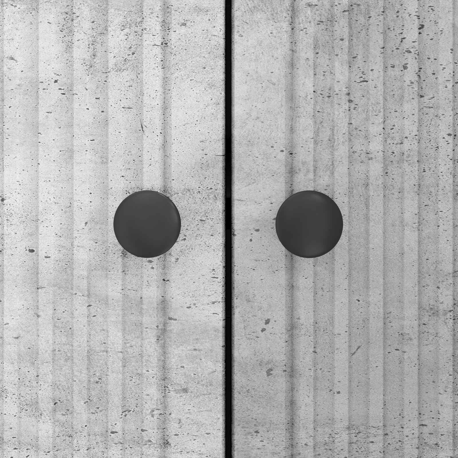 Buffet Gris béton 89 x 34,5 x 80 cm Bois d'ingénierie - XIOS