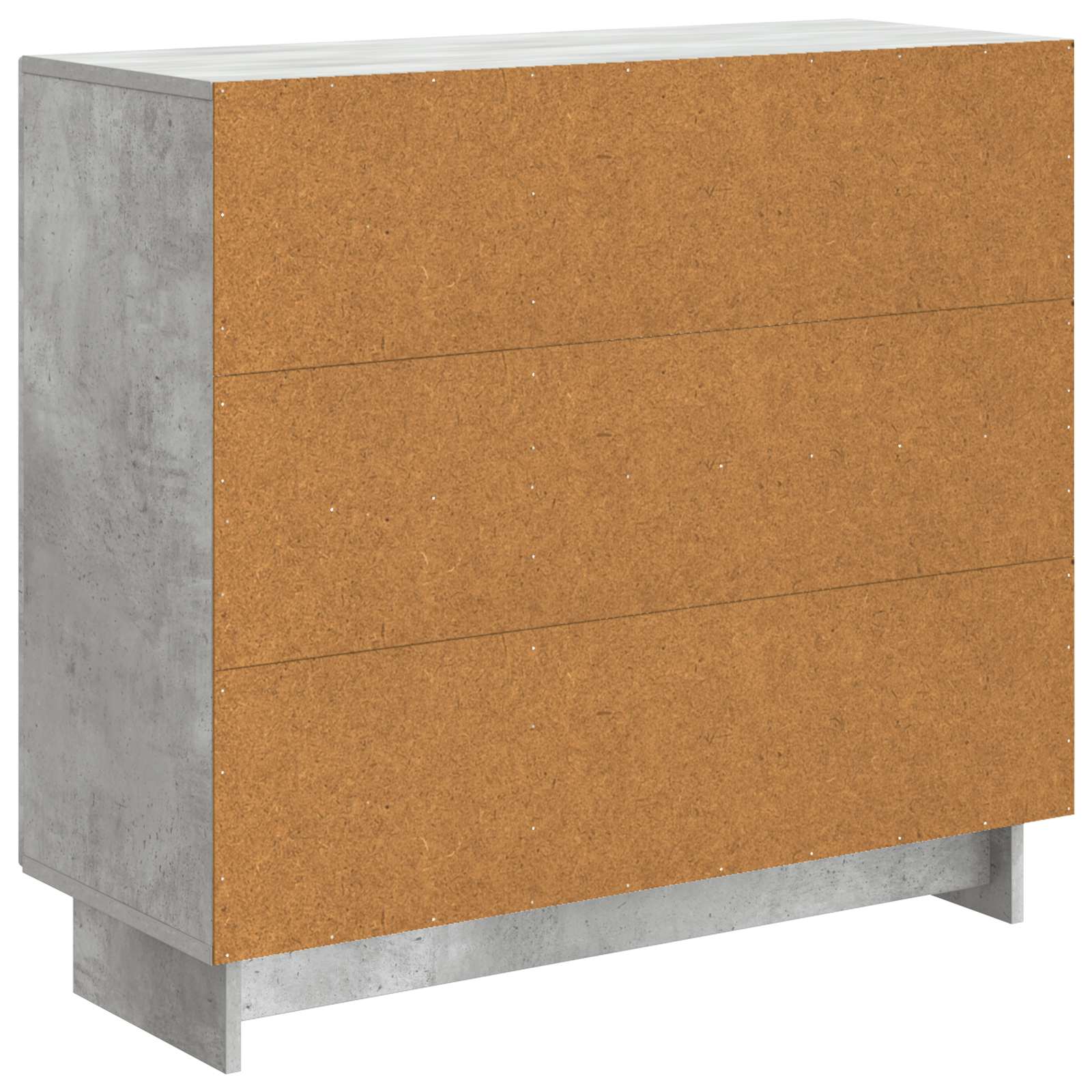 Buffet Gris béton 89 x 34,5 x 80 cm Bois d'ingénierie - XIOS