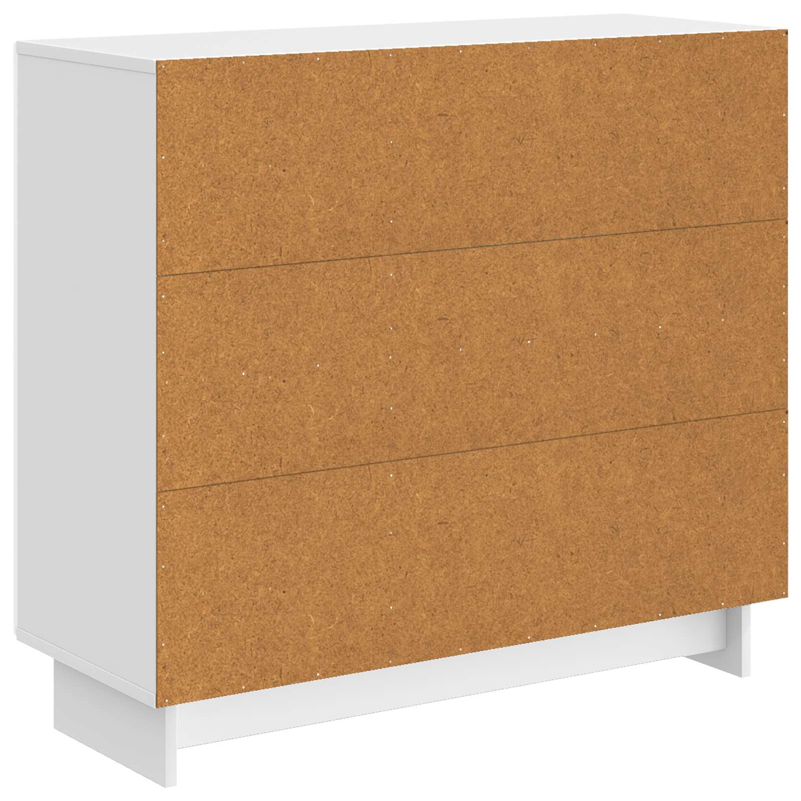Buffet Blanc brillant 89 x 34,5 x 80 cm Bois d'ingénierie - XIOS