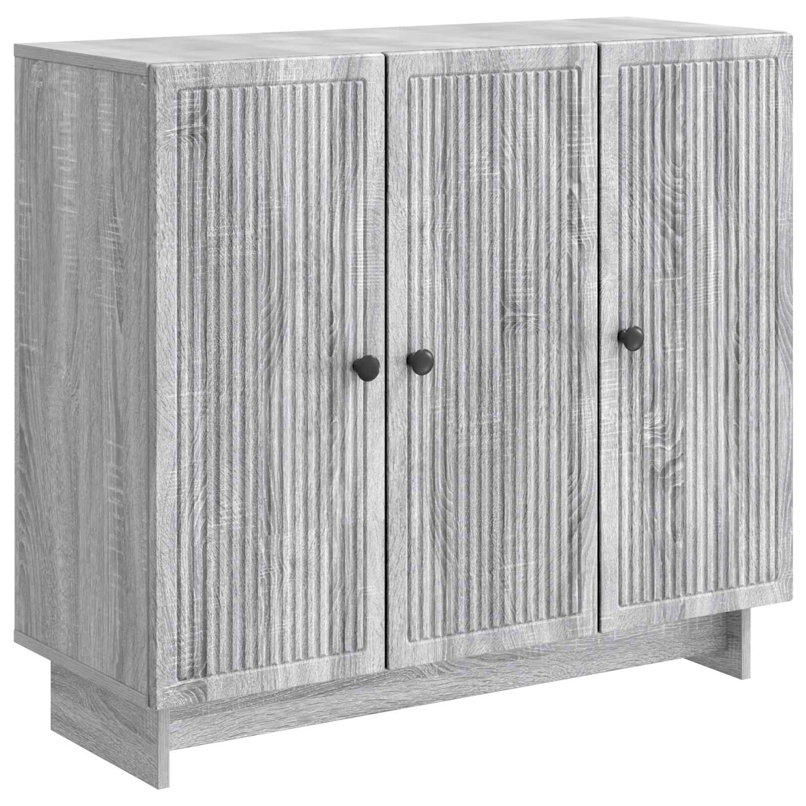 Buffet Sonoma gris 89 x 34,5 x 80 cm Bois d'ingénierie - XIOS
