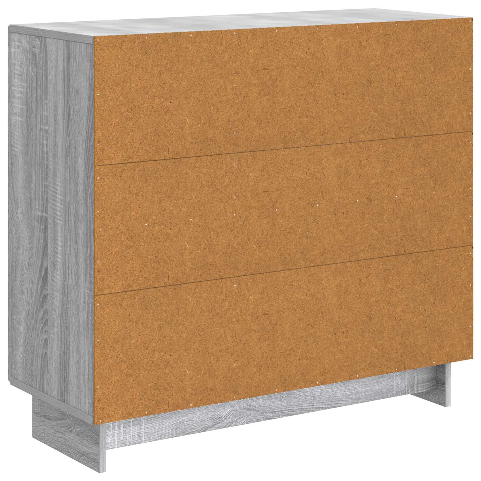 Buffet Sonoma gris 89 x 34,5 x 80 cm Bois d'ingénierie - XIOS