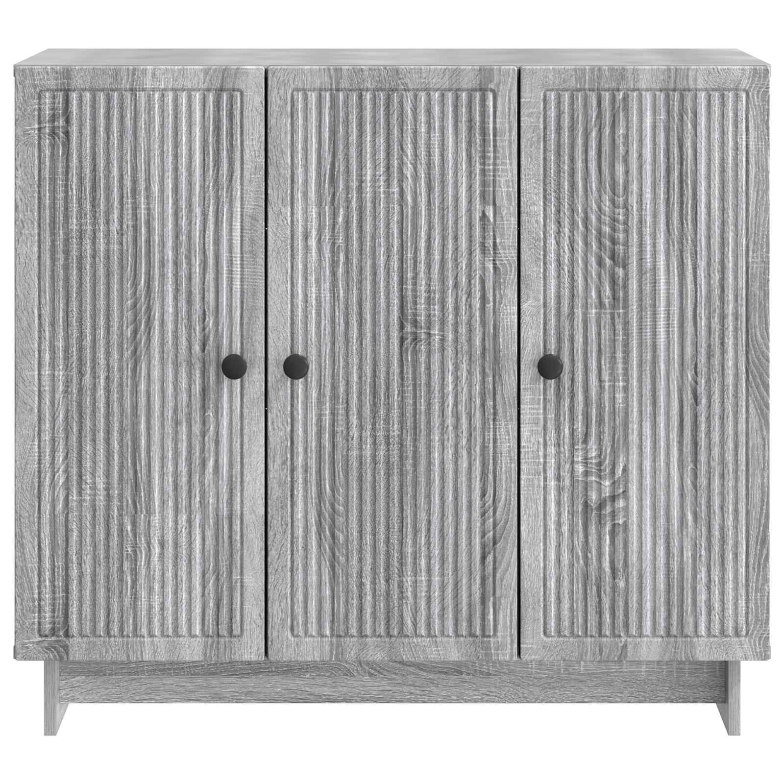 Buffet Sonoma gris 89 x 34,5 x 80 cm Bois d'ingénierie - XIOS