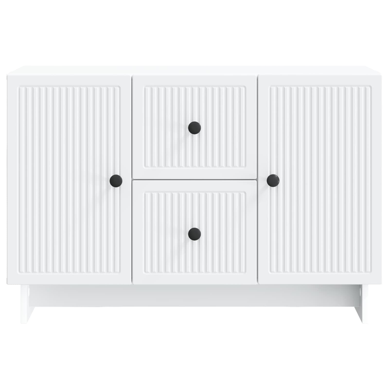 Buffet avec tiroir Blanc 89 x 34,5 x 60 cm Bois d'ingénierie - XIOS