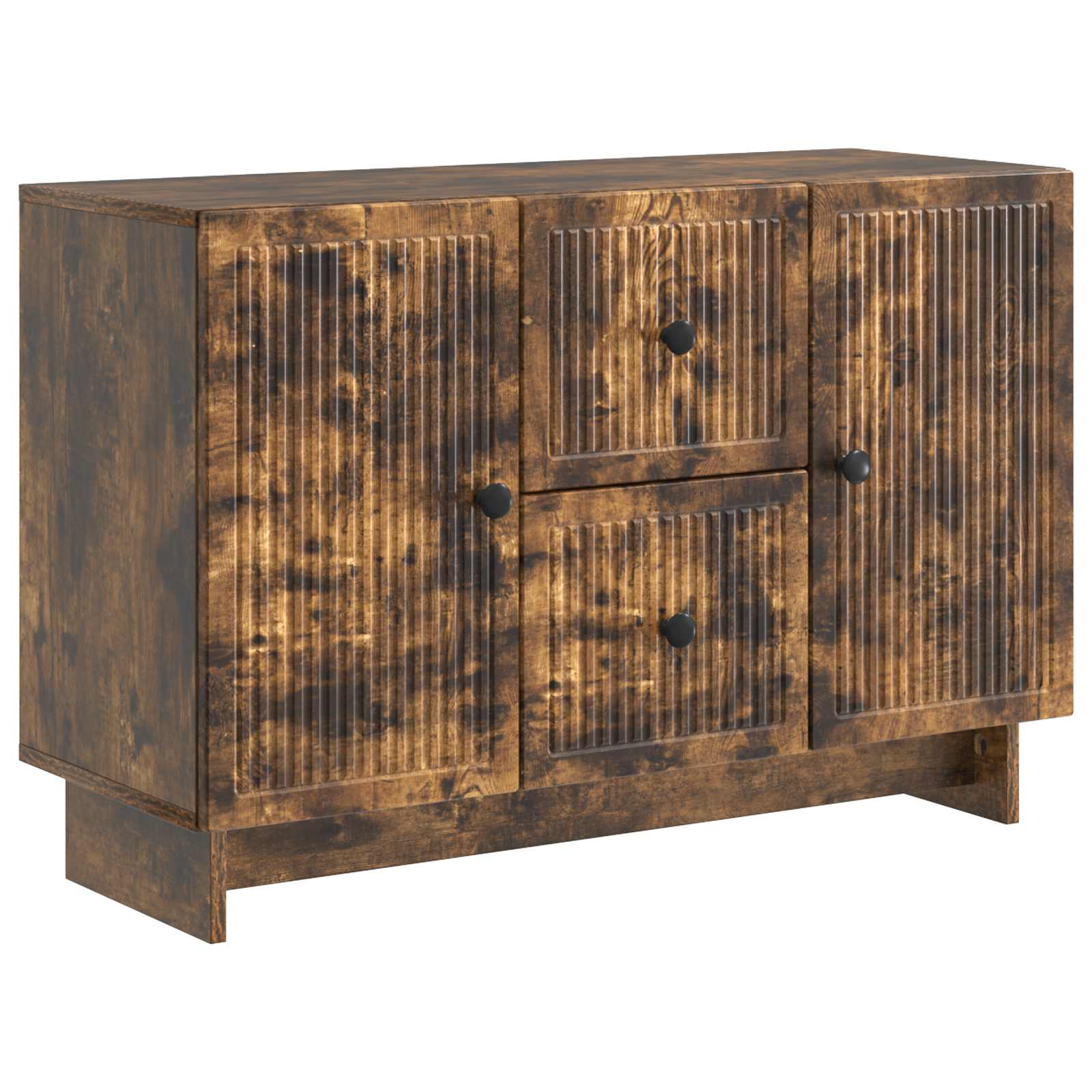 Buffet Chêne fumé 89 x 34,5 x 60 cm Bois d'ingénierie - XIOS