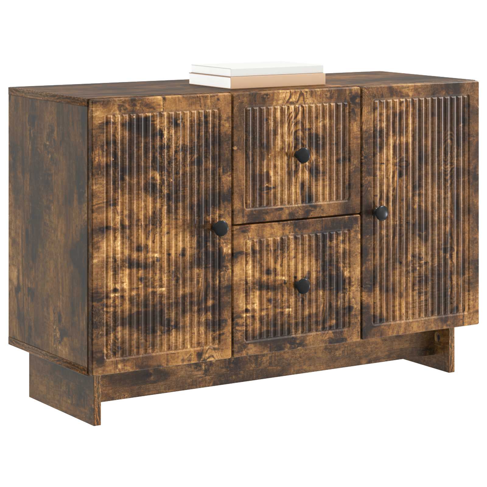Buffet Chêne fumé 89 x 34,5 x 60 cm Bois d'ingénierie - XIOS