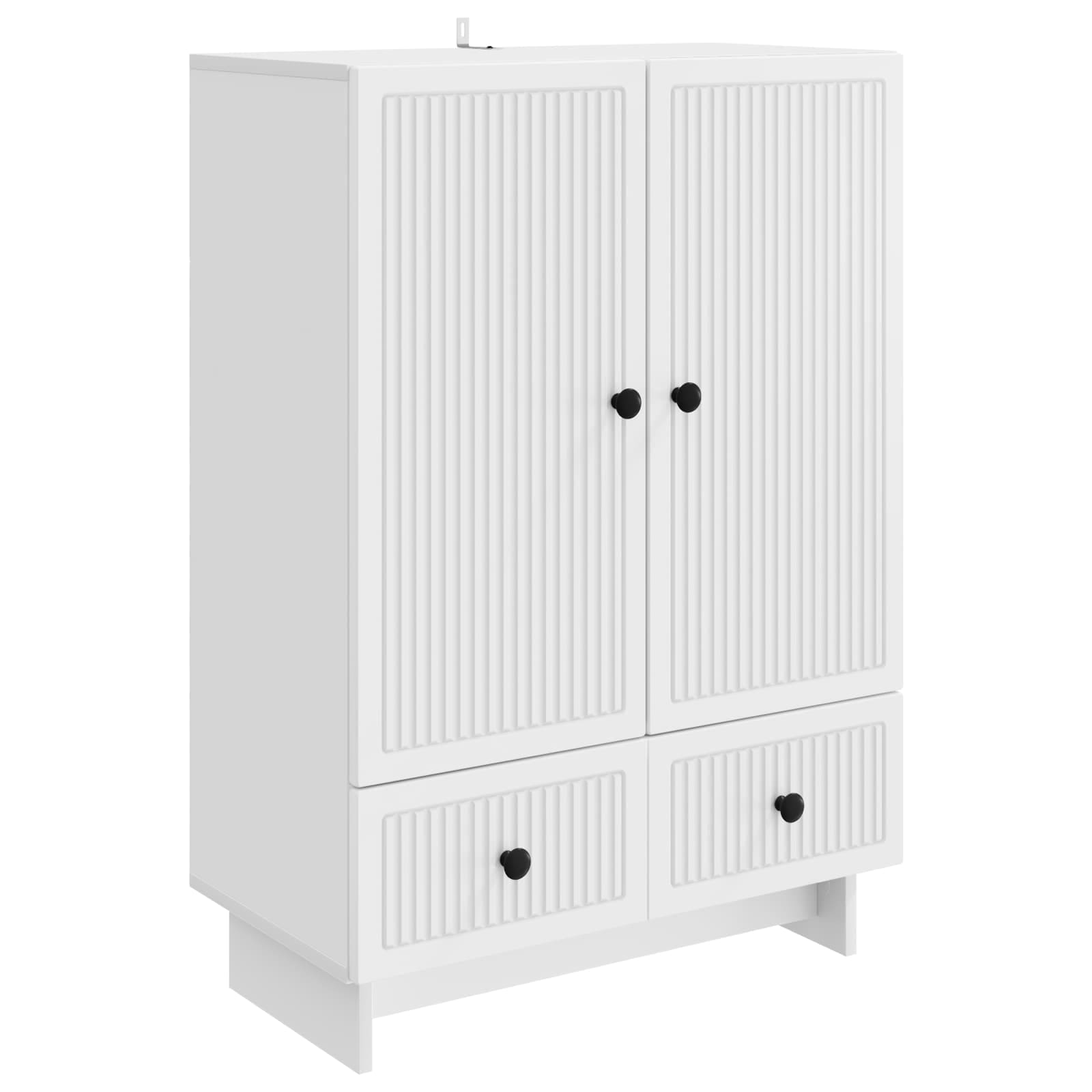 Buffet Blanc 66 x 34,5 x 95 cm Bois d’ingénierie - XIOS