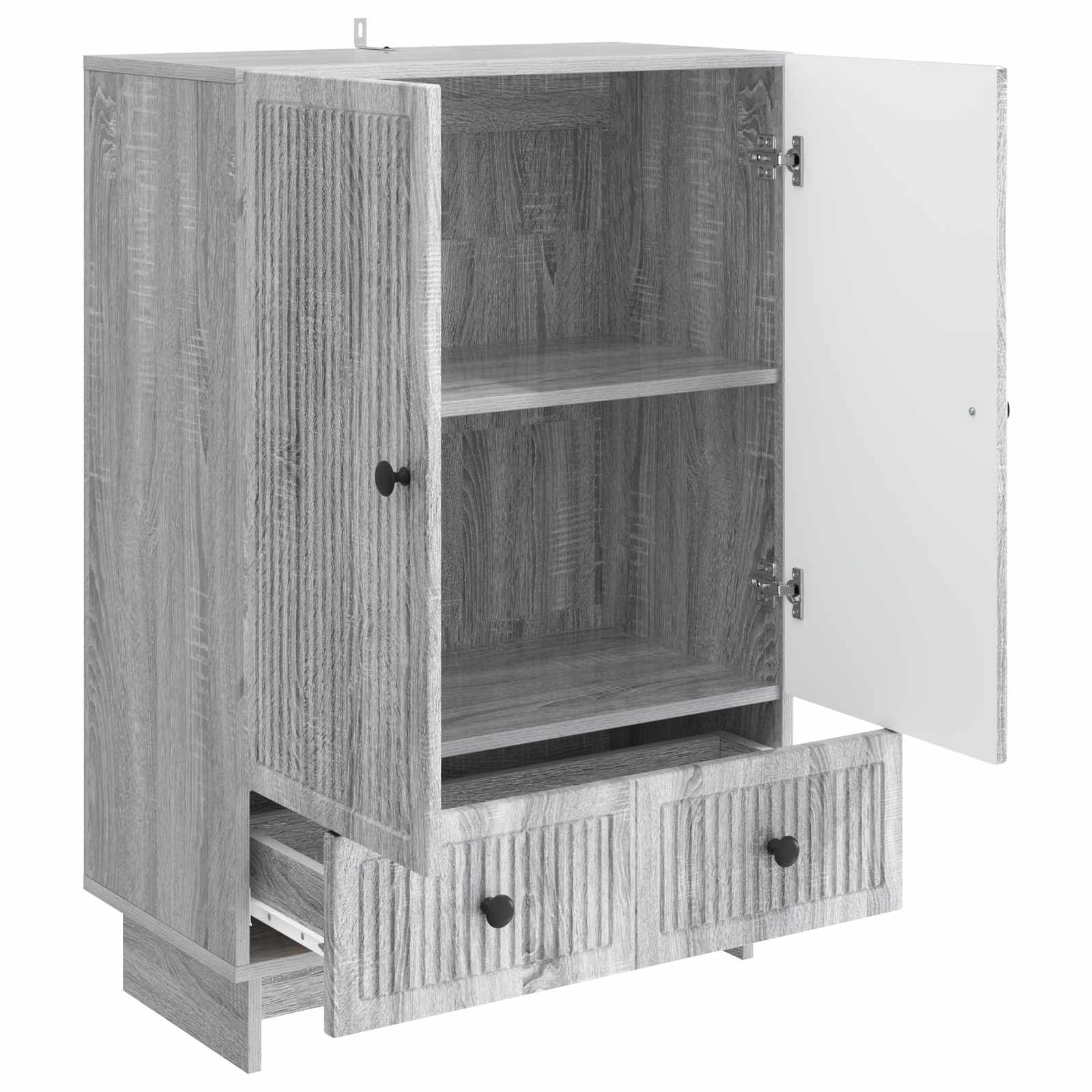 Buffet Gris Sonoma 66 x 34,5 x 95 cm Bois d’ingénierie - XIOS