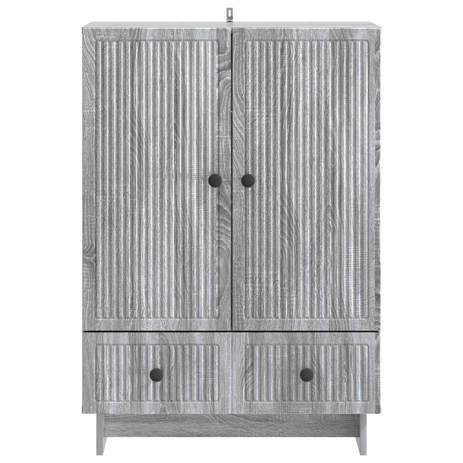 Buffet Gris Sonoma 66 x 34,5 x 95 cm Bois d’ingénierie - XIOS