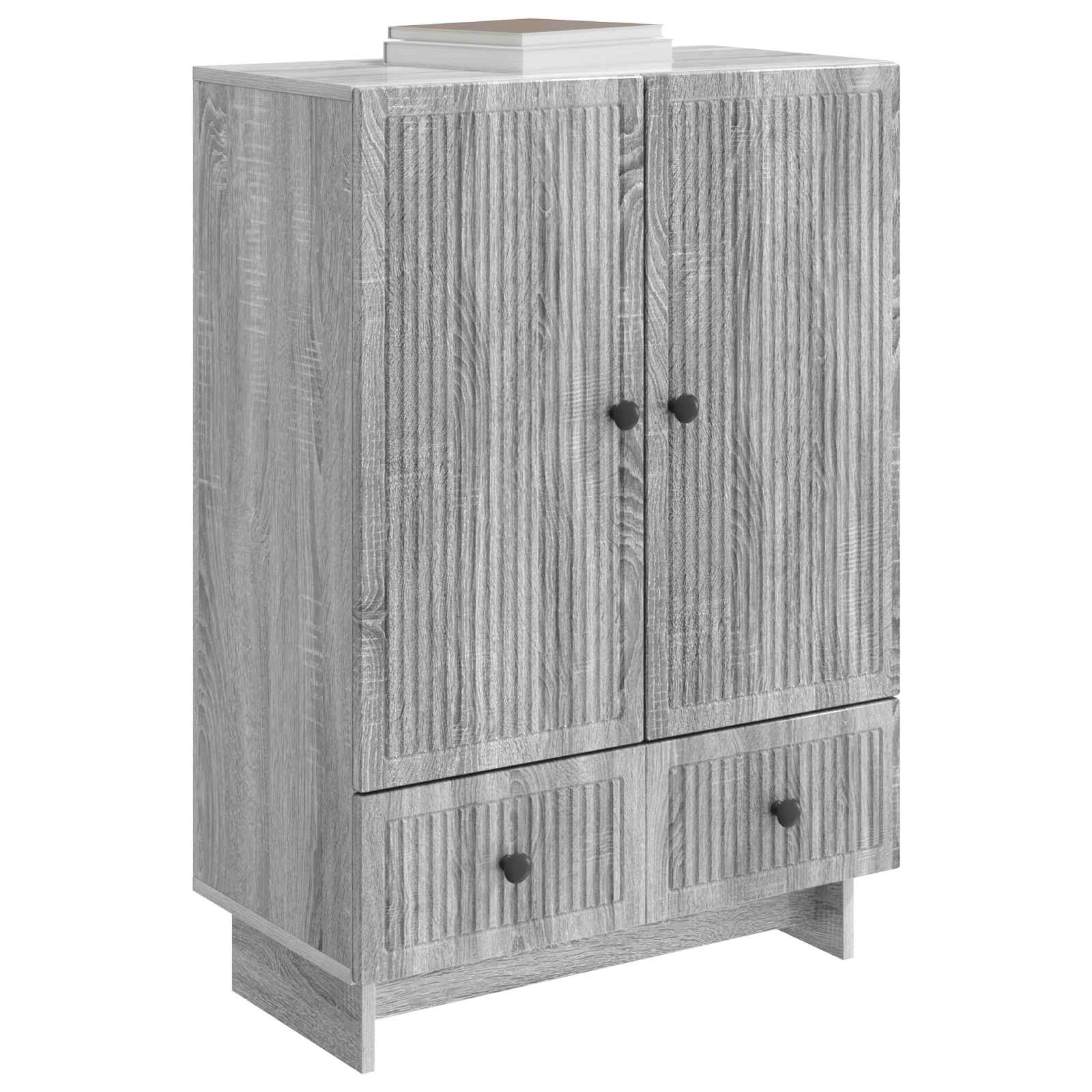 Buffet Gris Sonoma 66 x 34,5 x 95 cm Bois d’ingénierie - XIOS