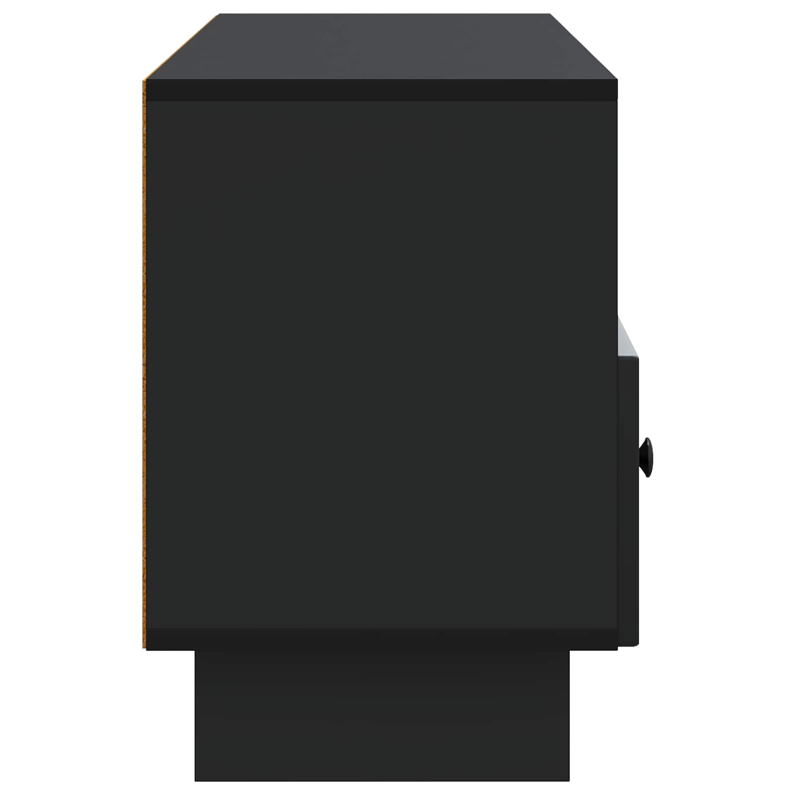 Meuble TV avec tiroir Noir 102 x 34,5 x 50 cm Bois d'ingénierie - XIOS